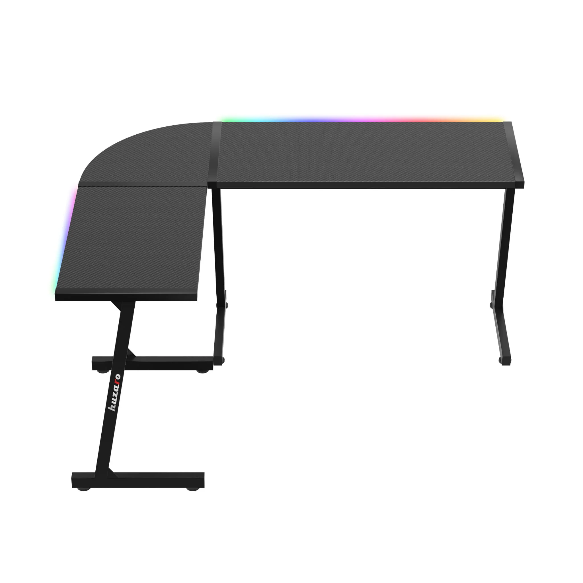 Huzaro Hero 6.0 RGB schwarz Eck-Gaming-Tisch - Image 9