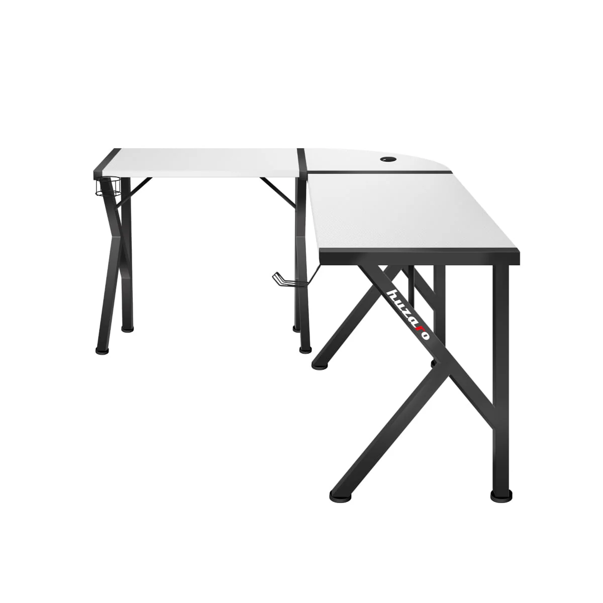 Huzaro Hero 6.3 Eck-Gaming-Schreibtisch weiß - Image 6
