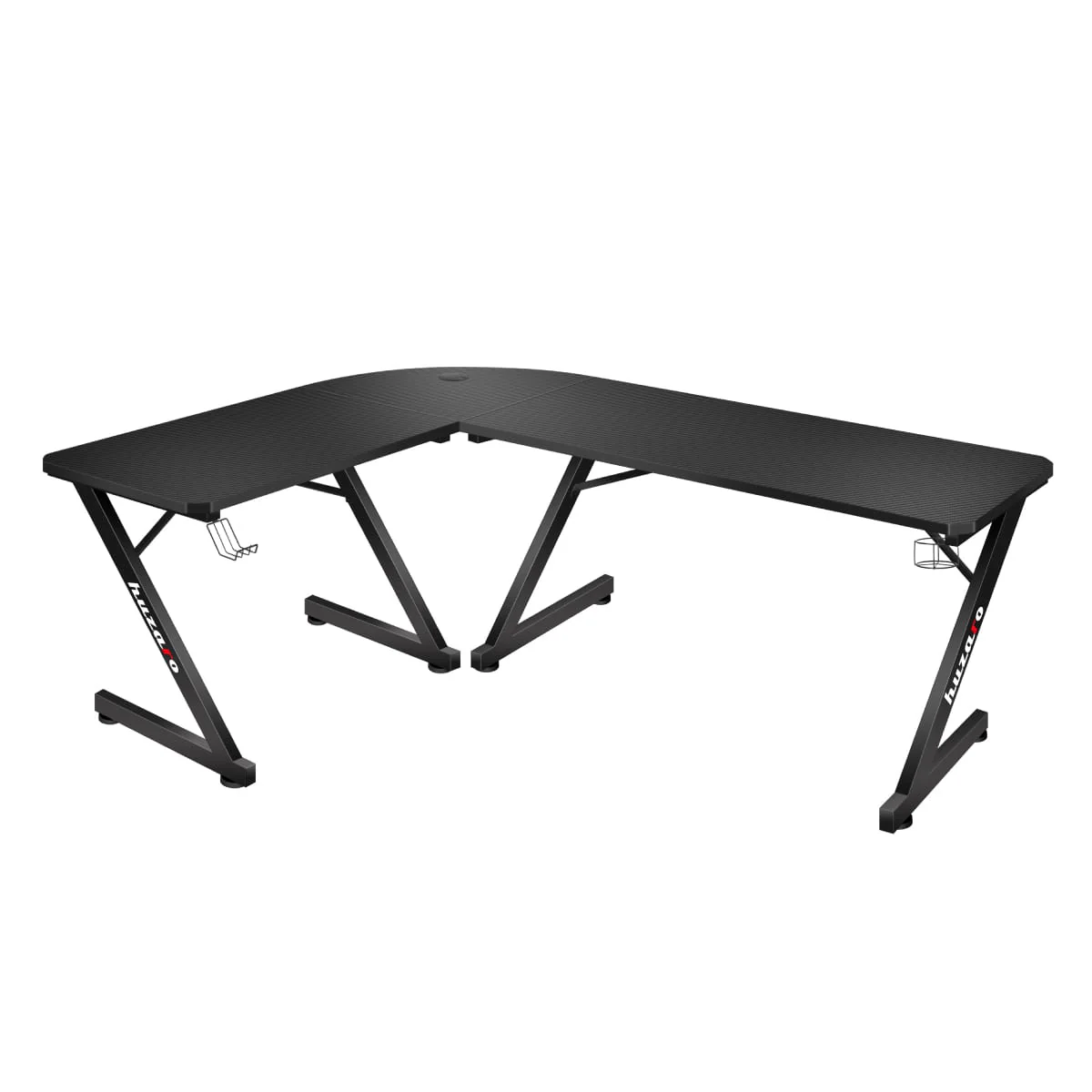 Huzaro Hero 7.0 Eck-Gaming-Schreibtisch schwarz - Image 7