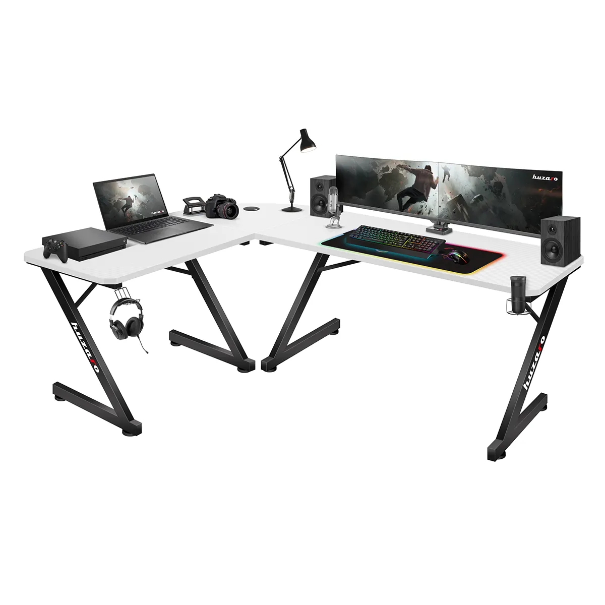 Huzaro Hero 7.0 Weiß Gaming-Schreibtisch