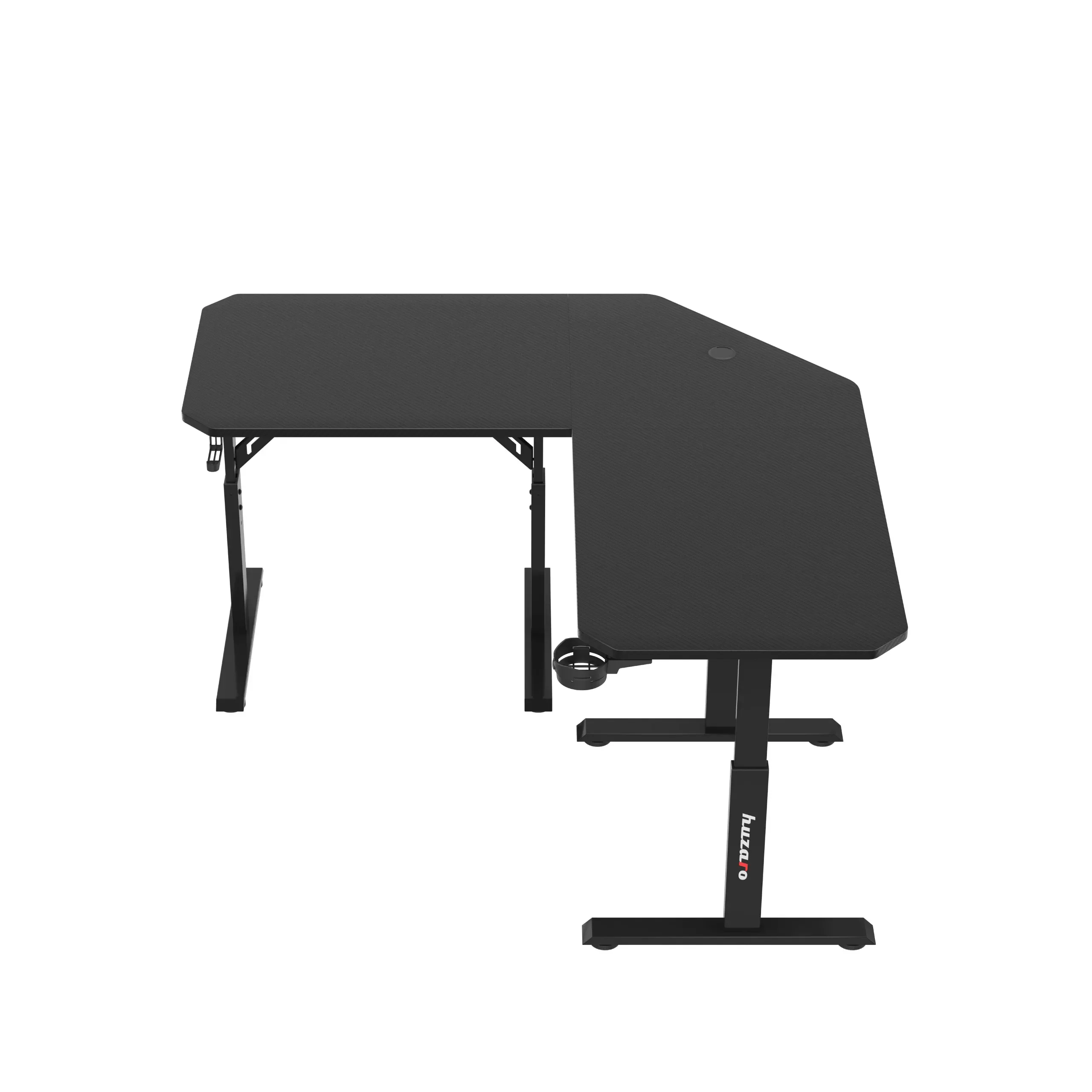 Huzaro Hero 7.3 Elektrischer Eckschreibtisch schwarz - Image 2