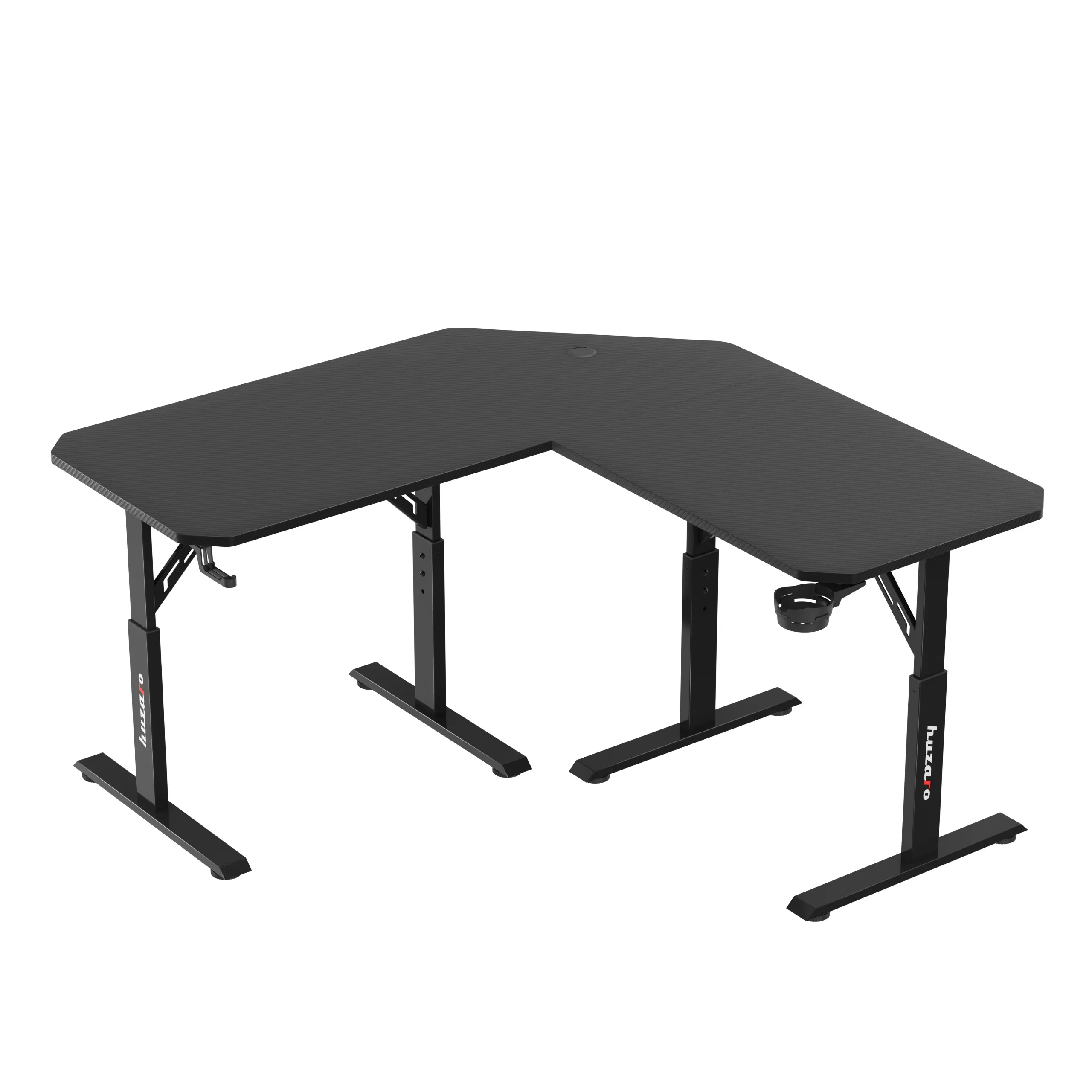 Huzaro Hero 7.3 Elektrischer Eckschreibtisch schwarz - Image 9