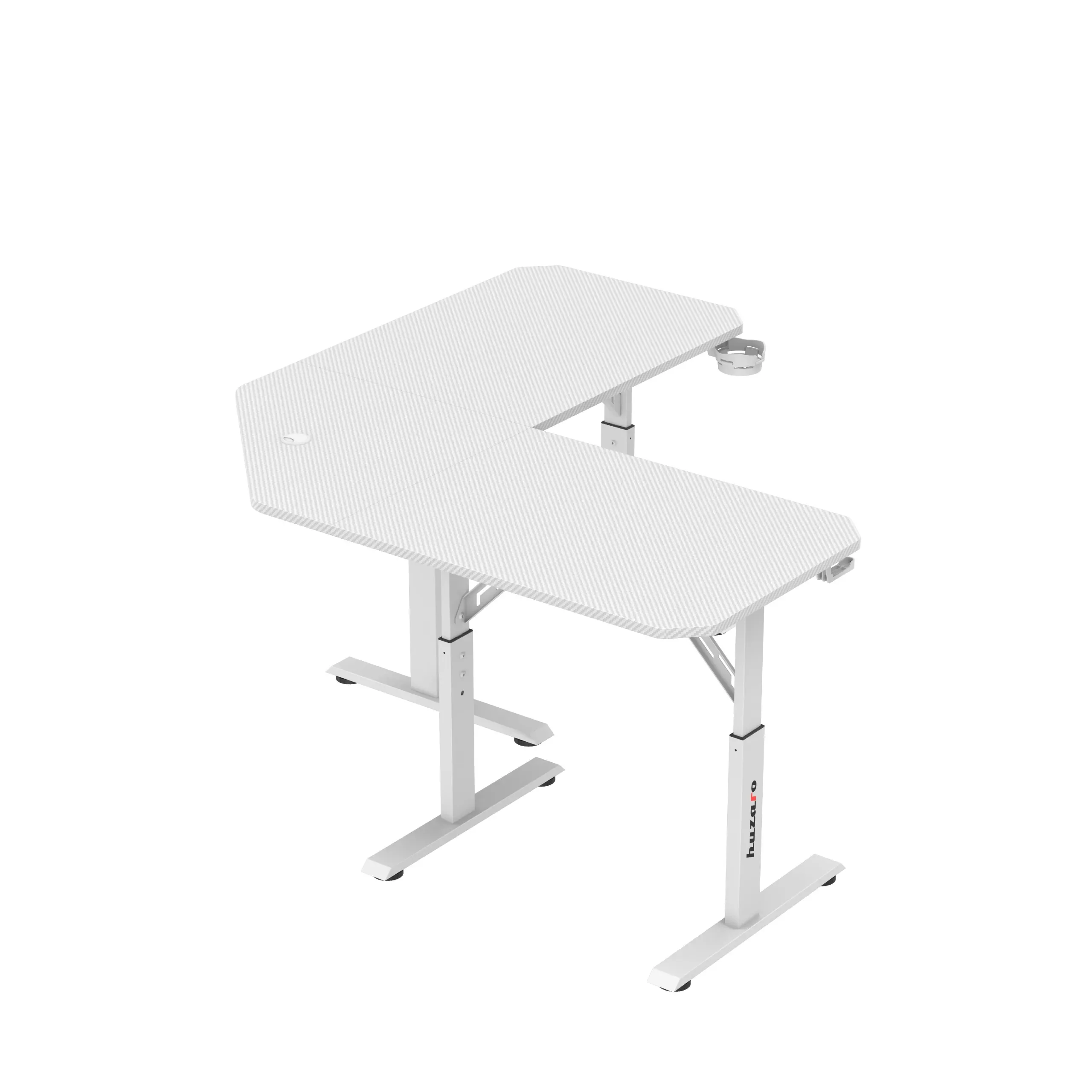 Huzaro Hero 7.3 Elektrischer Eckschreibtisch Weiß - Image 5