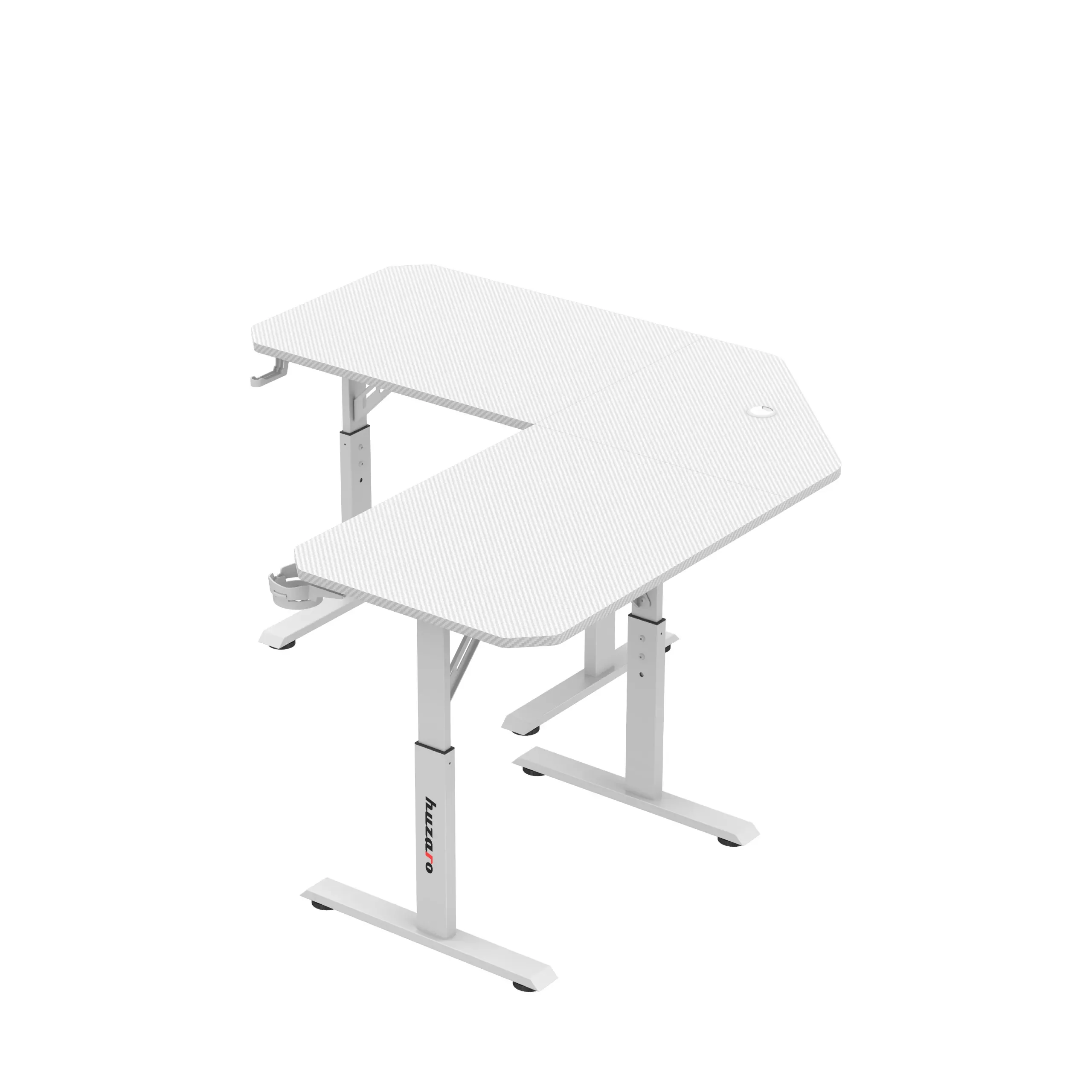 Huzaro Hero 7.3 Elektrischer Eckschreibtisch Weiß - Image 7