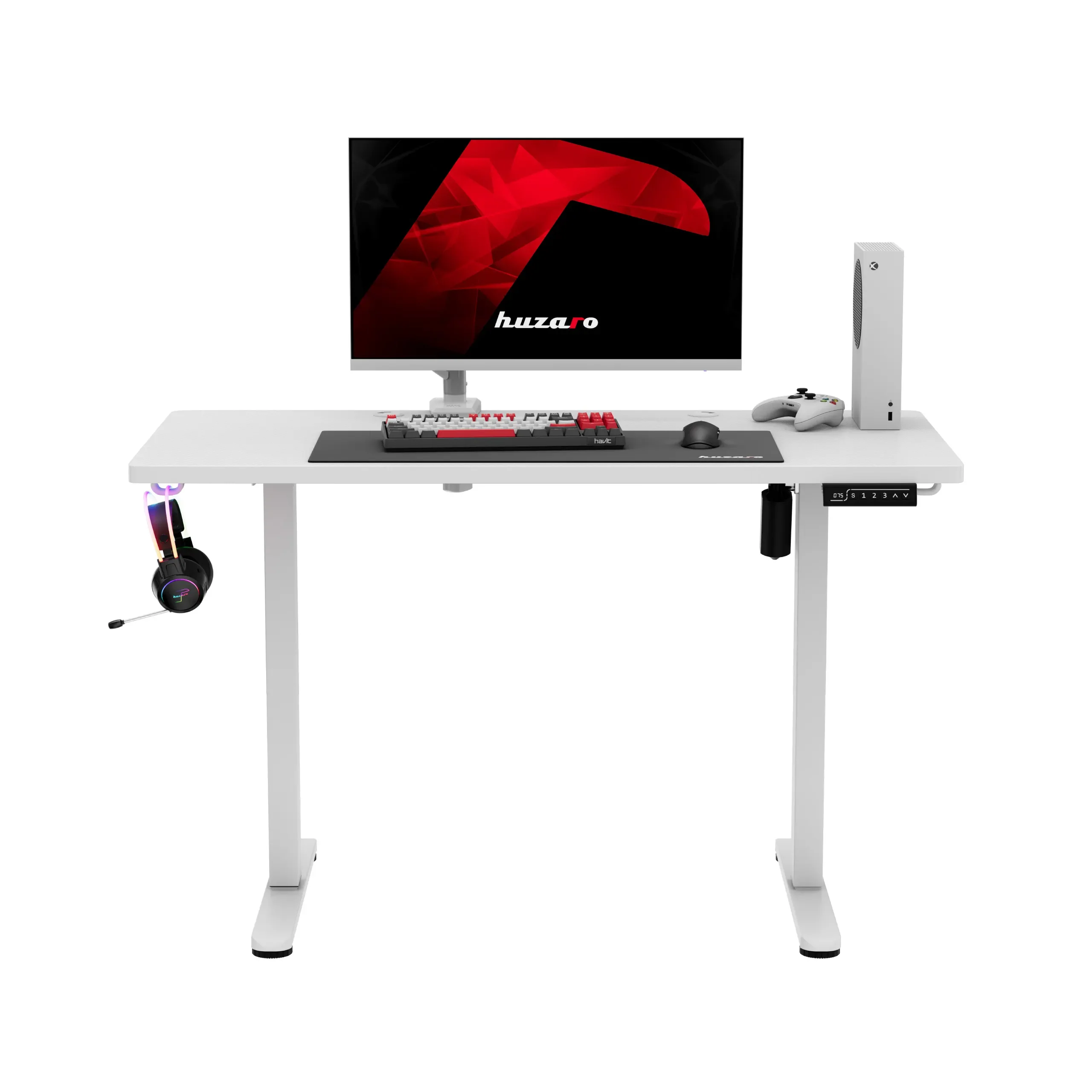 Huzaro Hero 8.1 Höhenverstellbarer Schreibtisch Weiß - Image 19