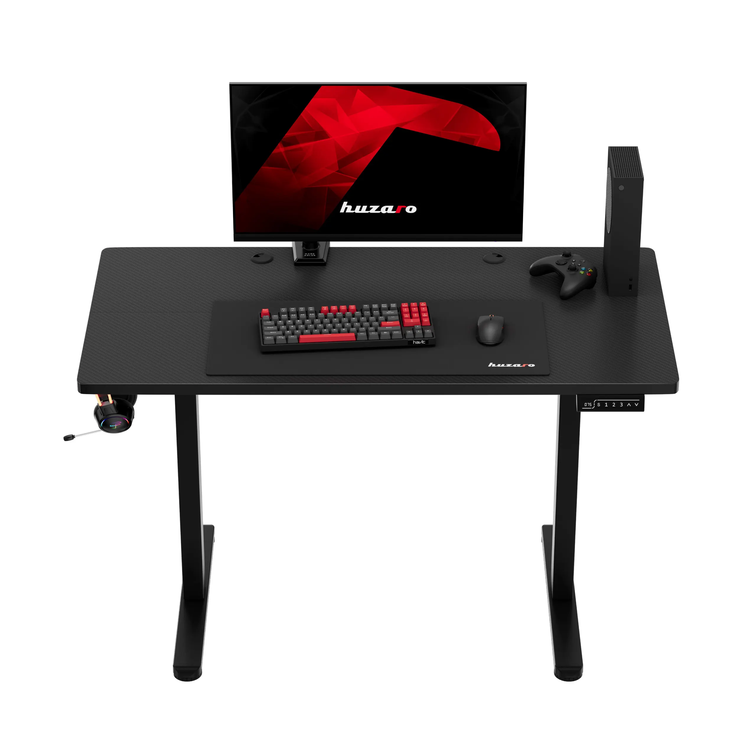 Huzaro Hero 8.1 Höhenverstellbarer Schreibtisch Schwarz - Image 17