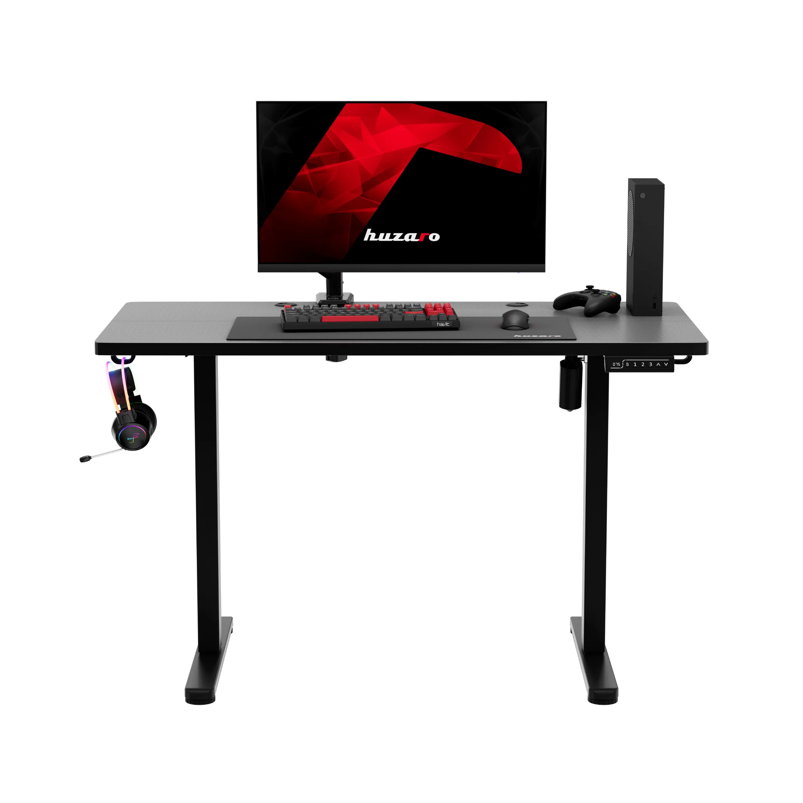 Huzaro Hero 8.1 Höhenverstellbarer Schreibtisch Schwarz - Image 19