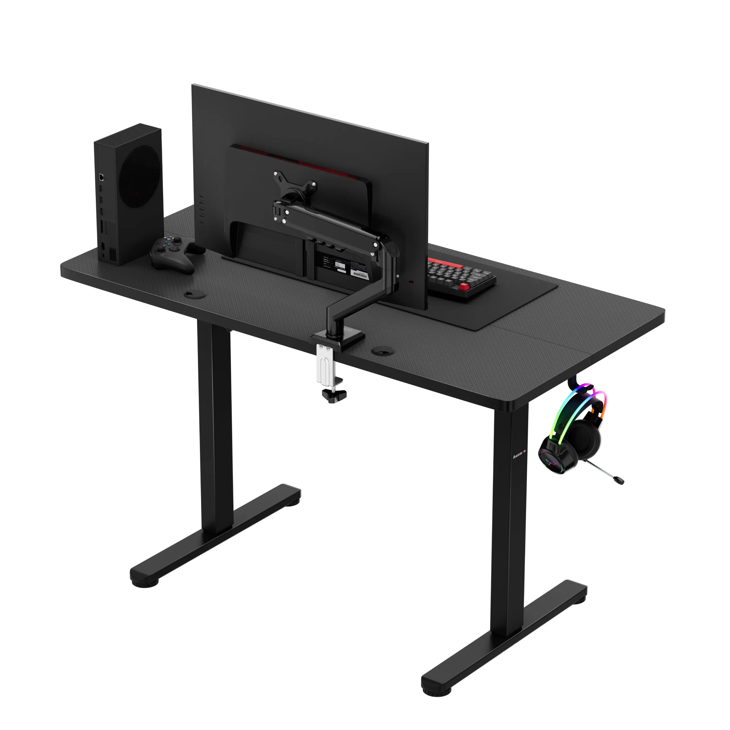 Huzaro Hero 8.1 Höhenverstellbarer Schreibtisch Schwarz - Image 6