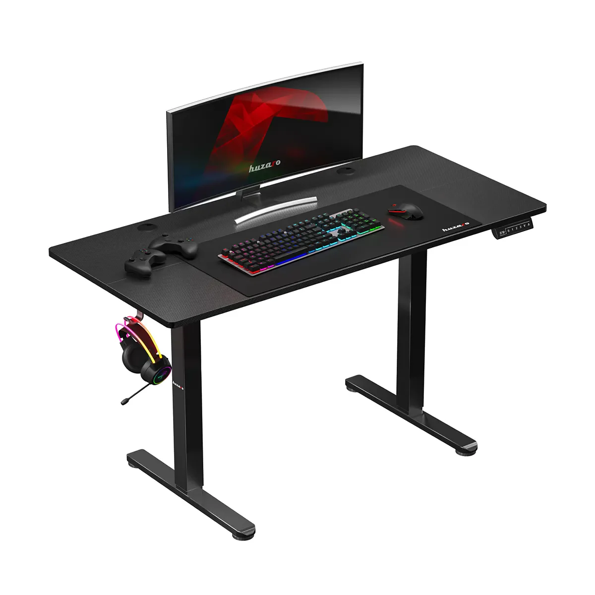 Huzaro Hero 8.2 Schwarz Elektrischer Schreibtisch