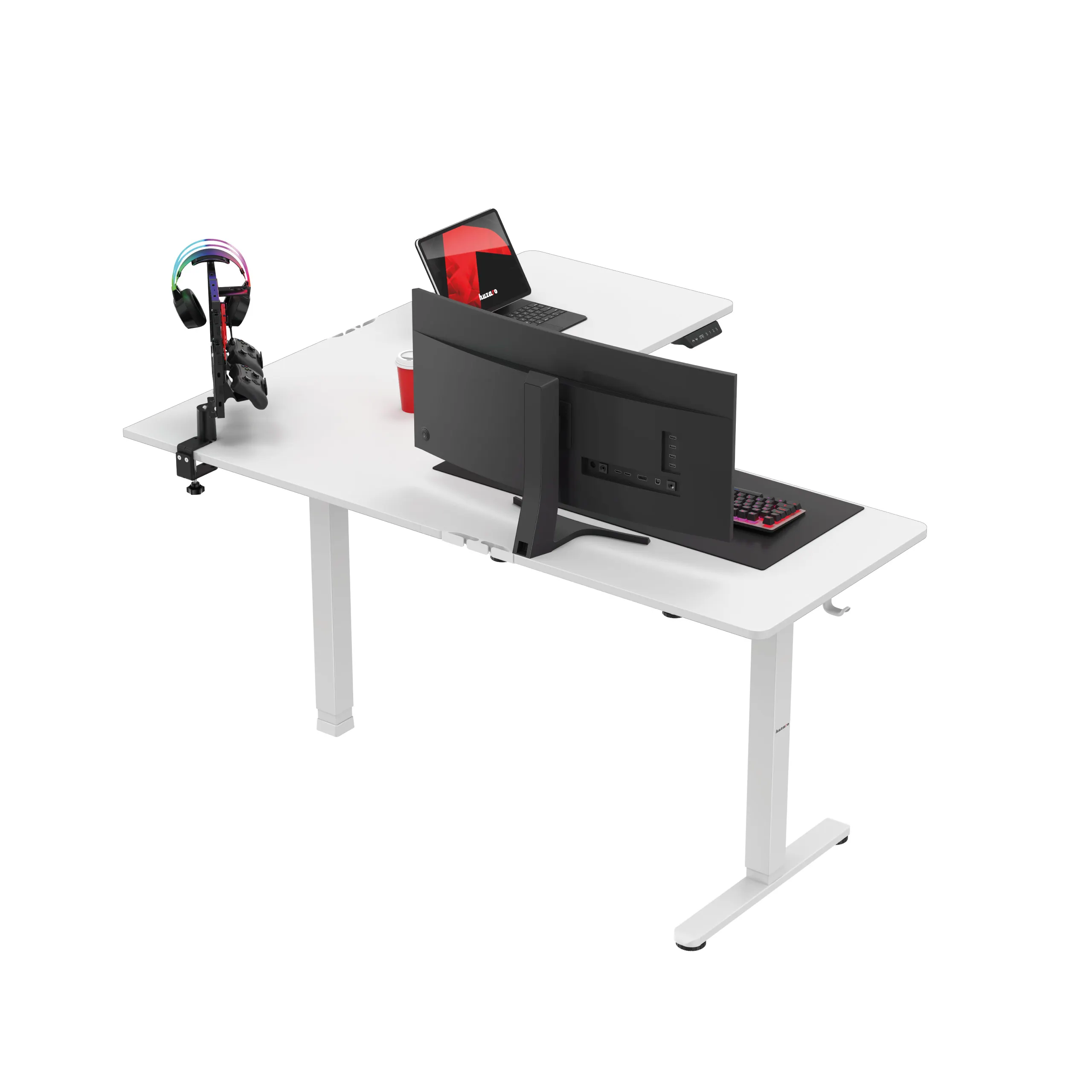 Huzaro Hero 9.5 elektrischer Eckschreibtisch schwarz - Image 6