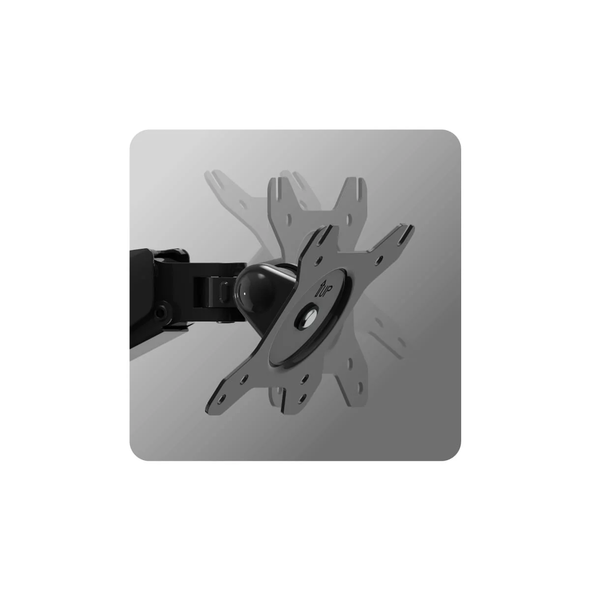 Huzaro Motion 2.2 Schwenkbare Halterung für zwei Monitore - Image 14