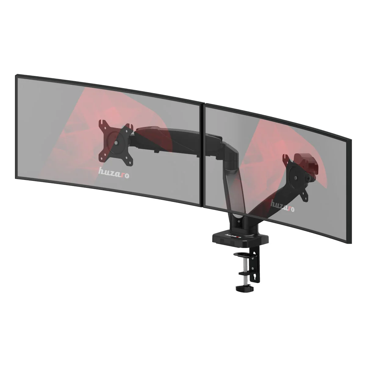 Huzaro Motion 2.2 Schwenkbare Halterung für zwei Monitore - Image 3