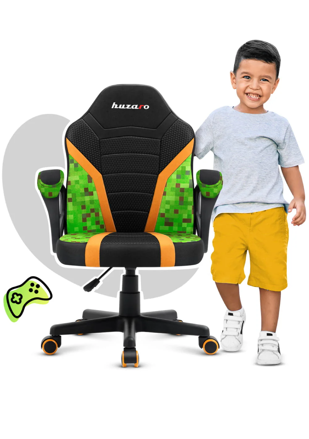 HUZARO RANGER 1.0 Pixel Mesh Gaming-Stuhl für Kinder - Image 3