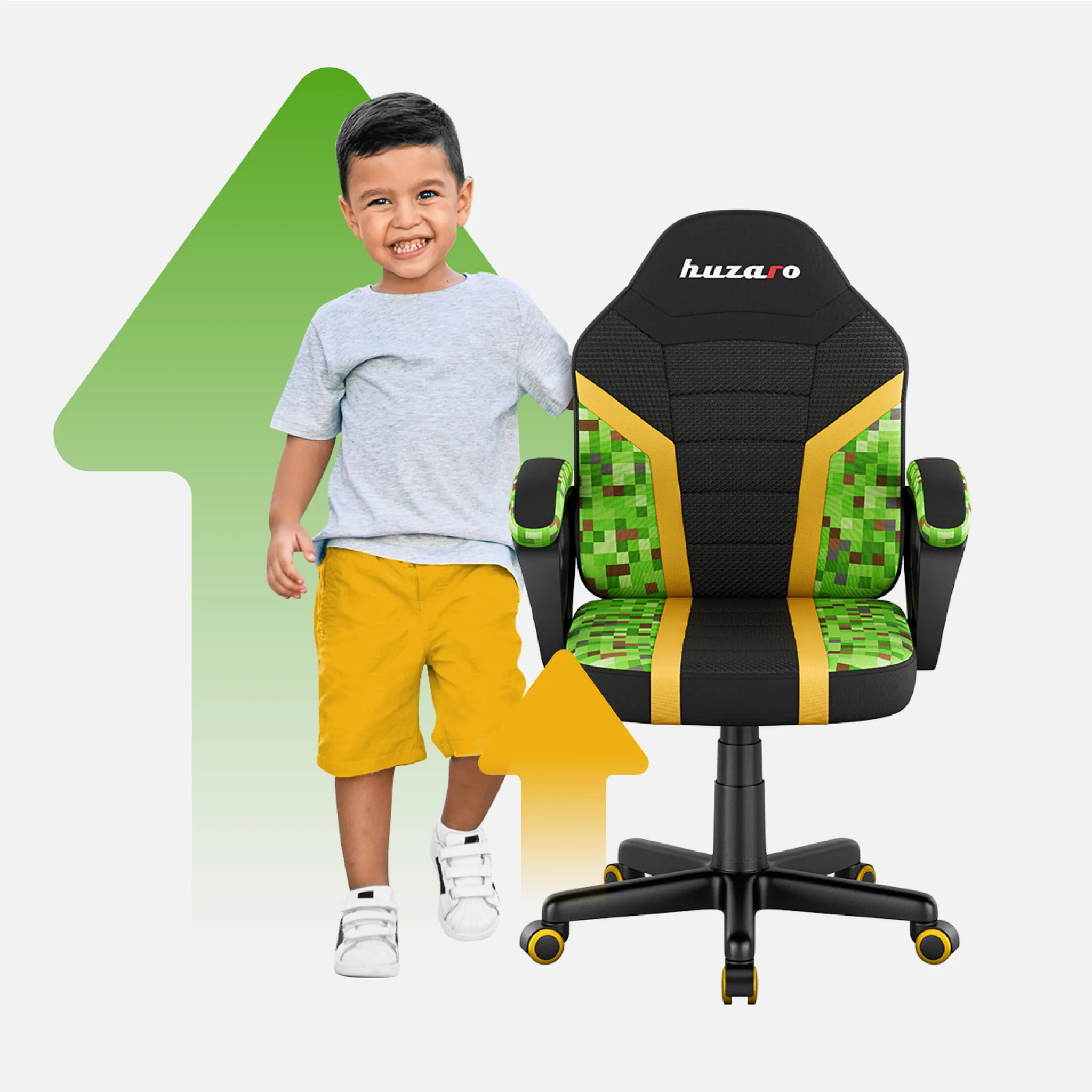 HUZARO RANGER 1.0 Pixel Mesh Gaming-Stuhl für Kinder - Image 6