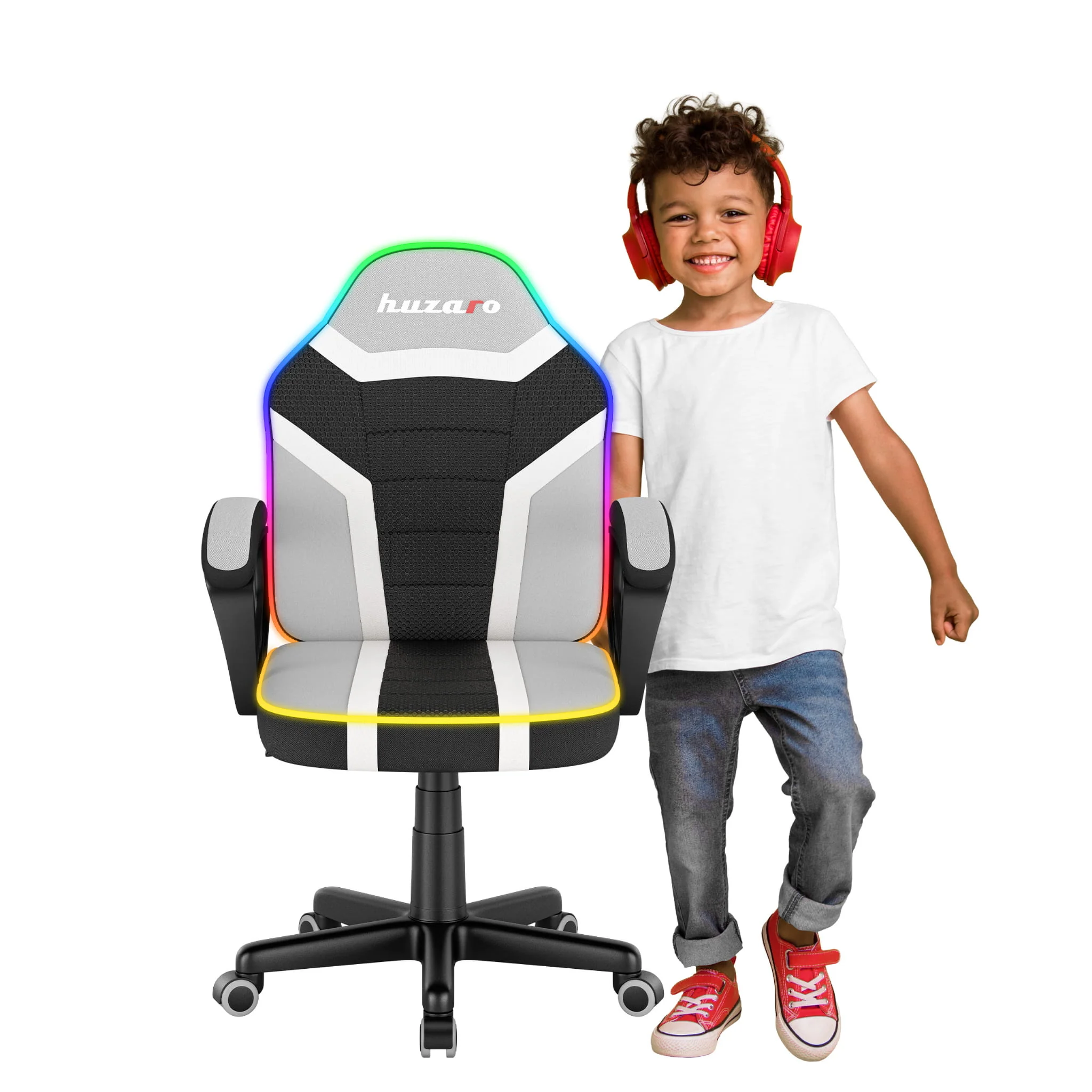 HUZARO RANGER 1.0 RGB LED Gaming-Stuhl für Kinder - Image 9