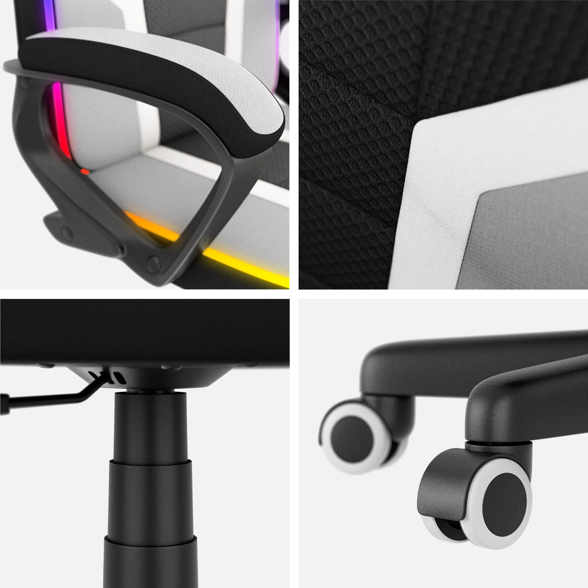HUZARO RANGER 1.0 RGB LED Gaming-Stuhl für Kinder - Image 15