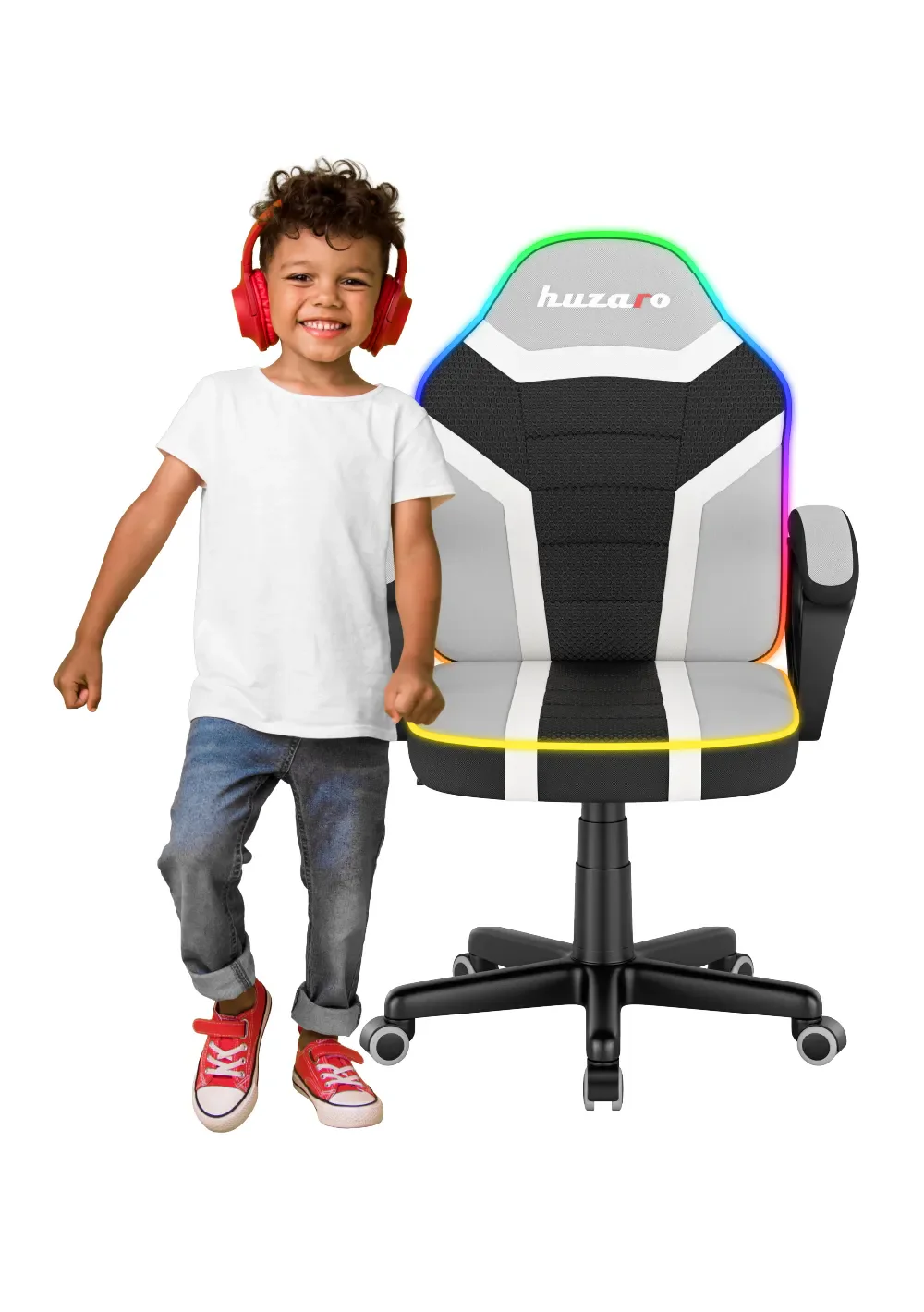 HUZARO RANGER 1.0 RGB LED Gaming-Stuhl für Kinder - Image 3