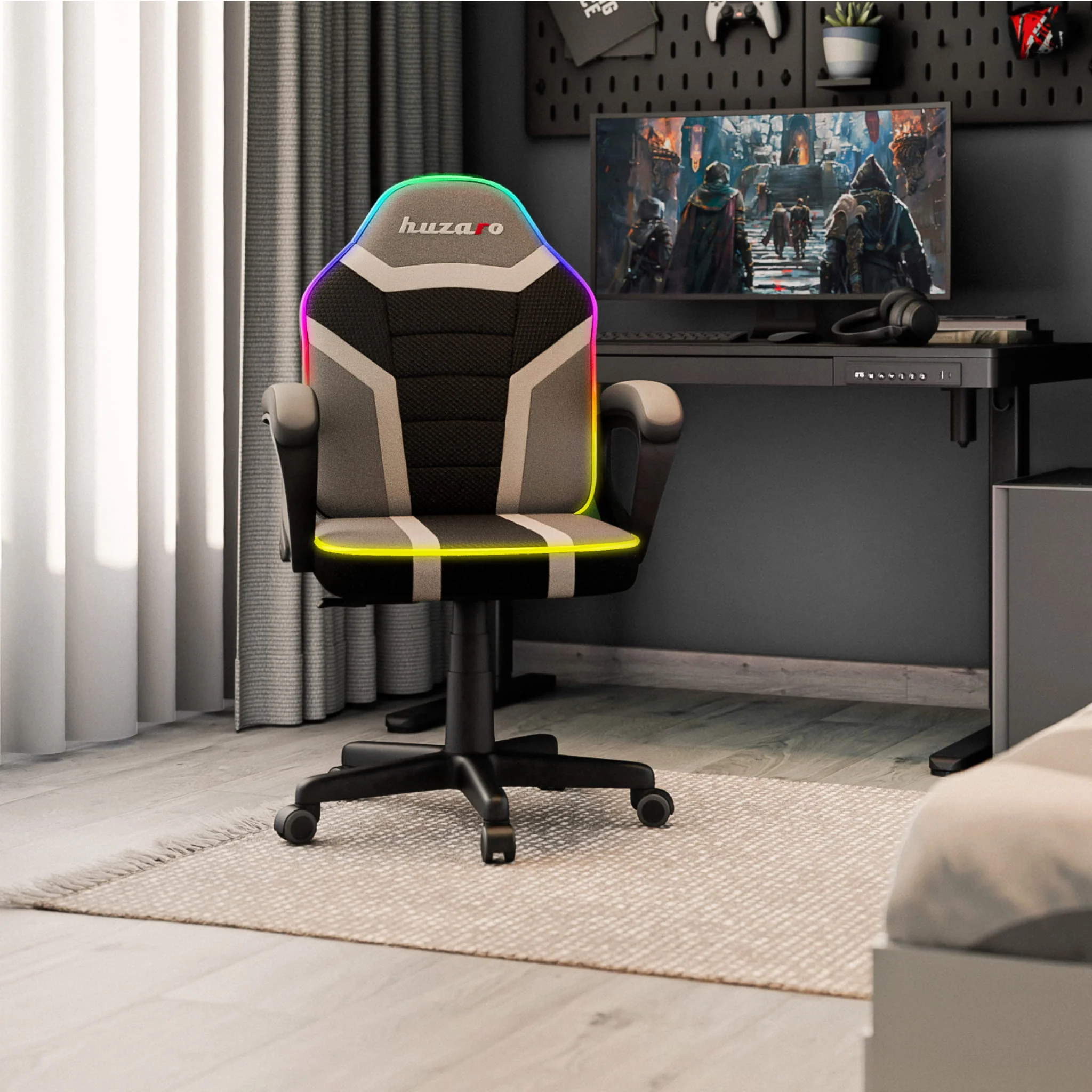 HUZARO RANGER 1.0 RGB LED Gaming-Stuhl für Kinder - Image 7