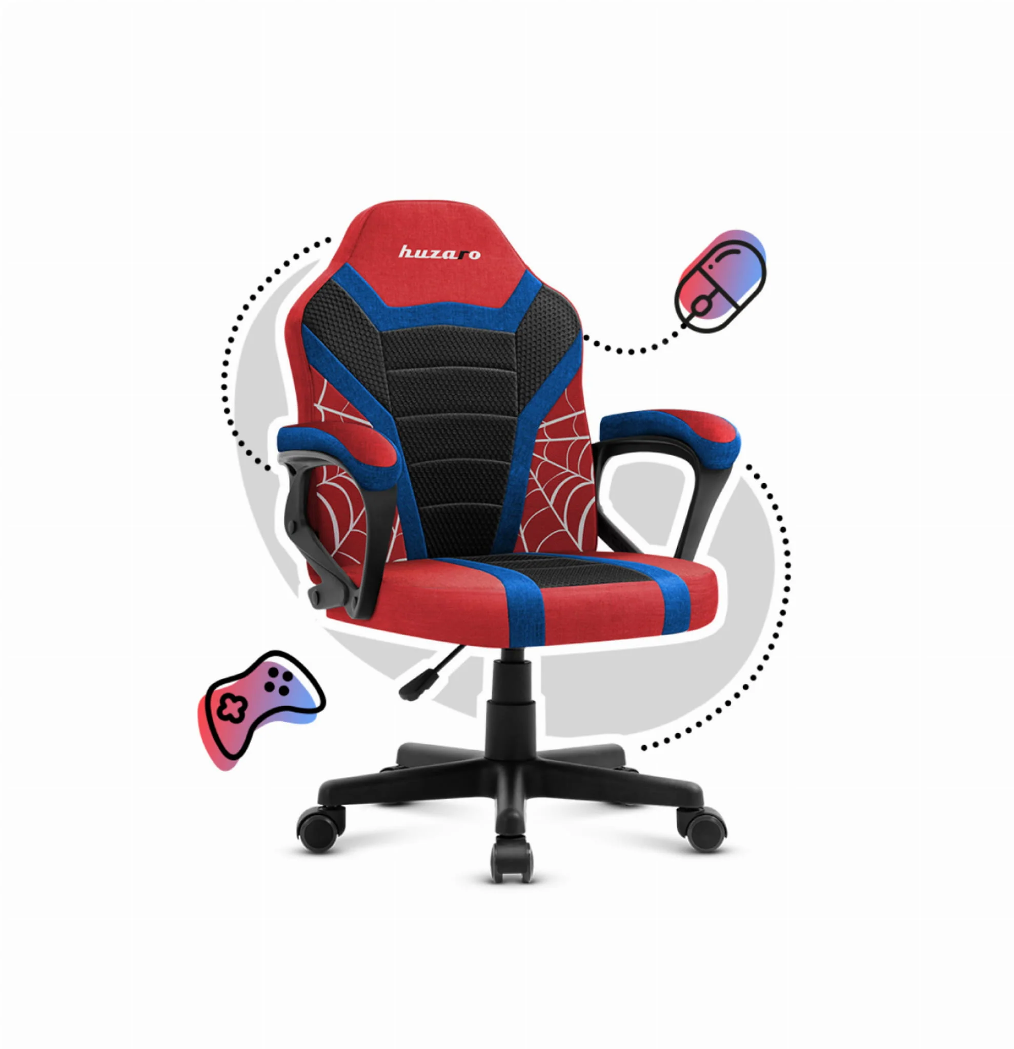 Huzaro Ranger 1.0 Spider Mesh Gaming-Stuhl für Kinder - Image 2