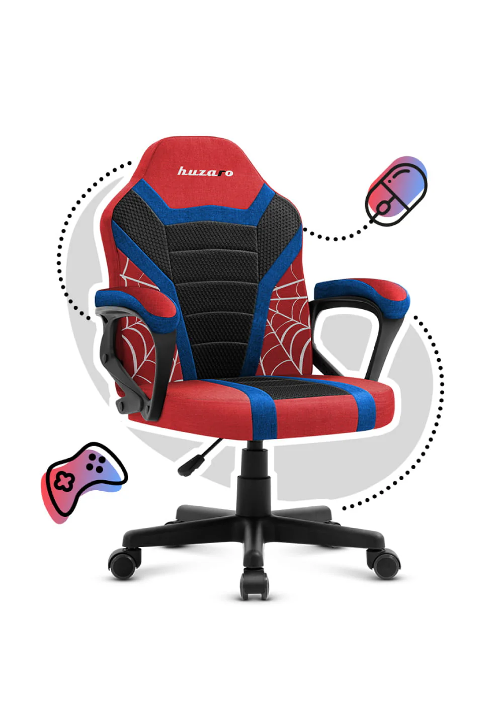 Huzaro Ranger 1.0 Spider Mesh Gaming-Stuhl für Kinder - Image 7