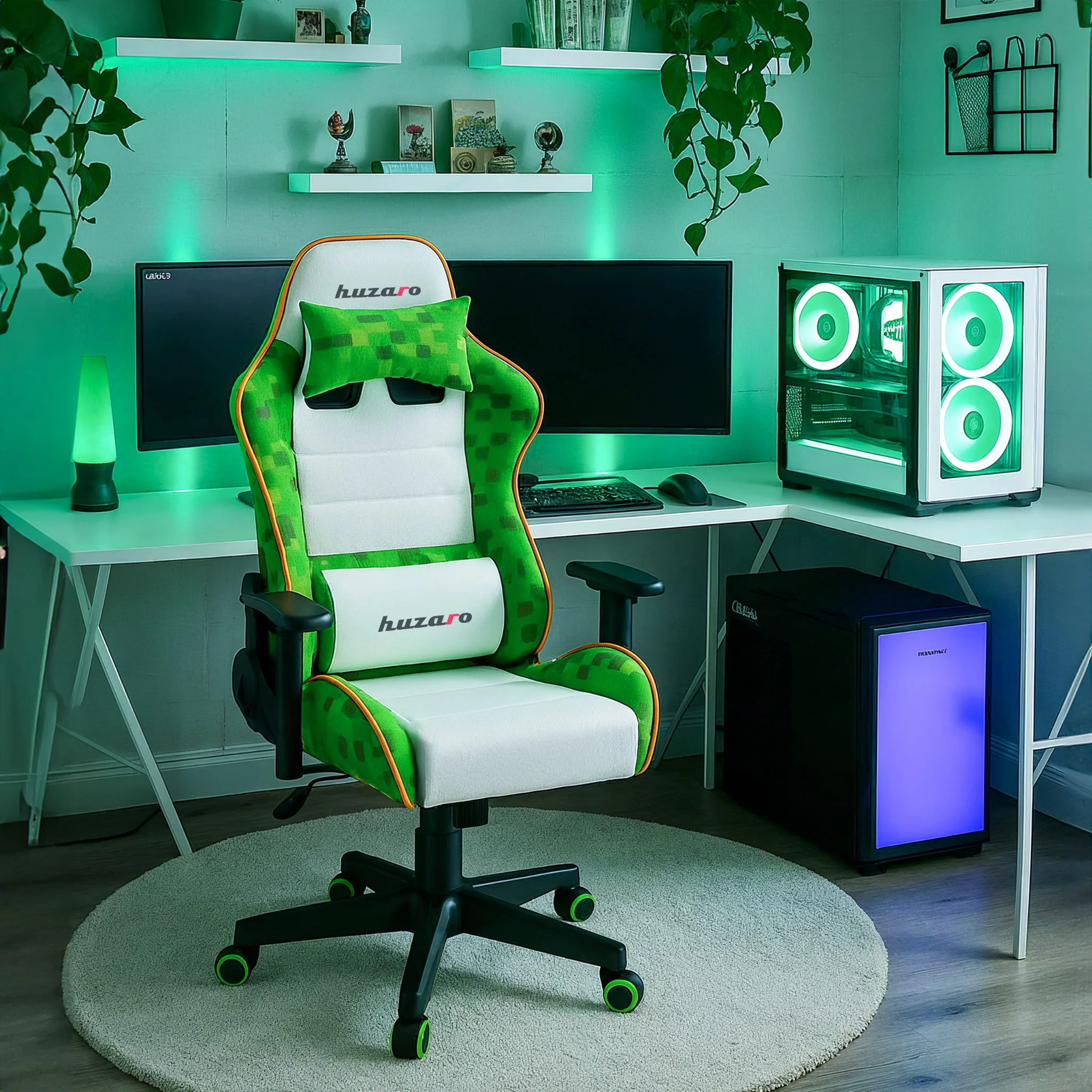 Huzaro Ranger 6.0 Pixel White Gaming-Stuhl für Kinder - Image 4