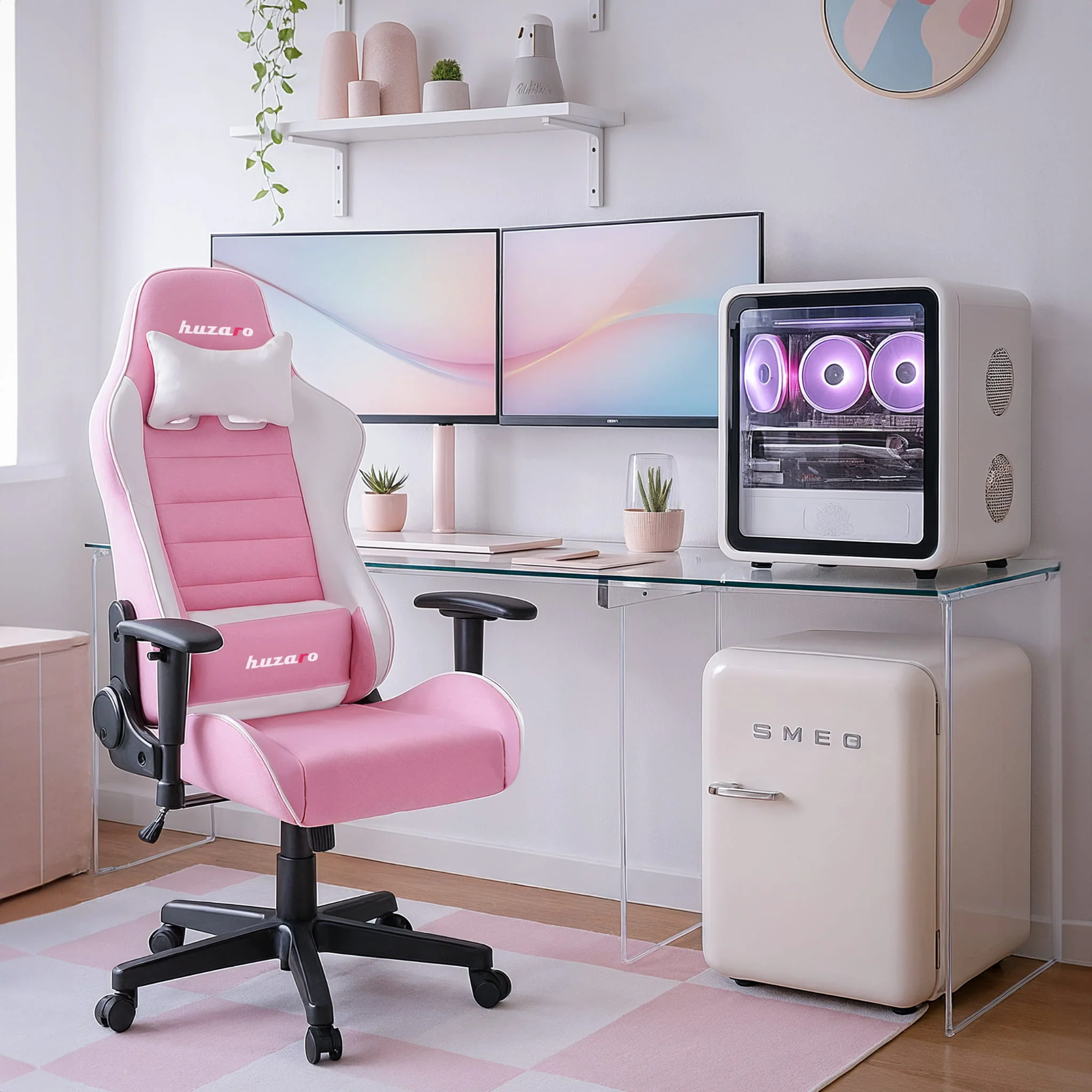 HUZARO RANGER 6.0 Rosa Gaming-Stuhl für Kinder - Image 5