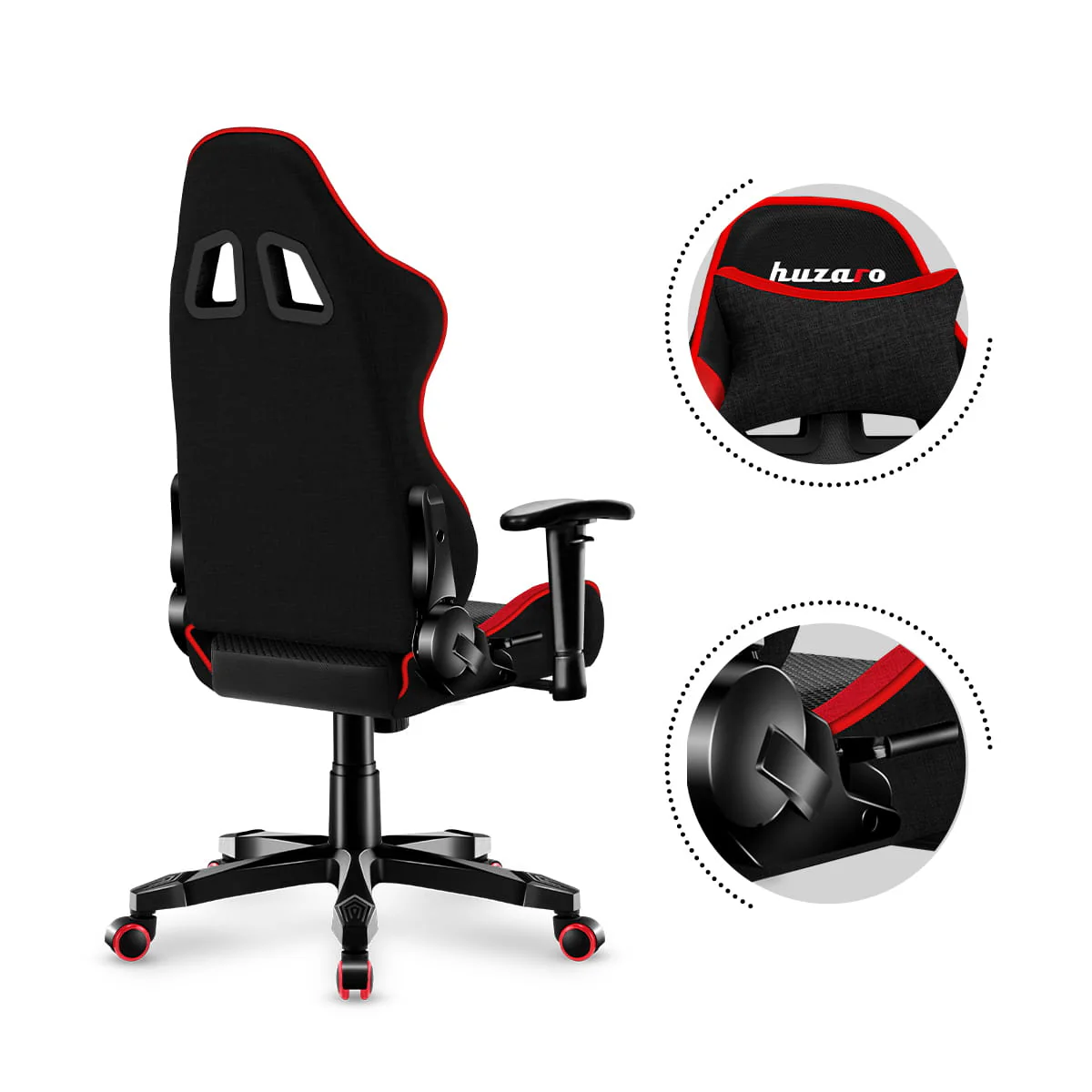 HUZARO RANGER 6.0 Rot Mesh Gaming-Stuhl für Kinder - Image 12