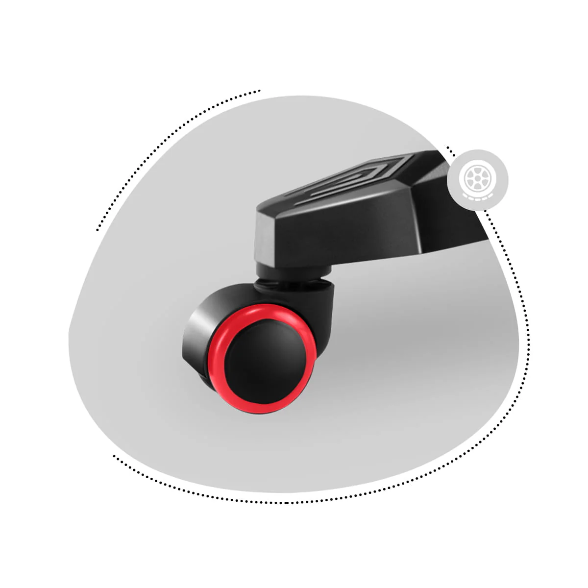 HUZARO RANGER 6.0 Rot Mesh Gaming-Stuhl für Kinder - Image 13