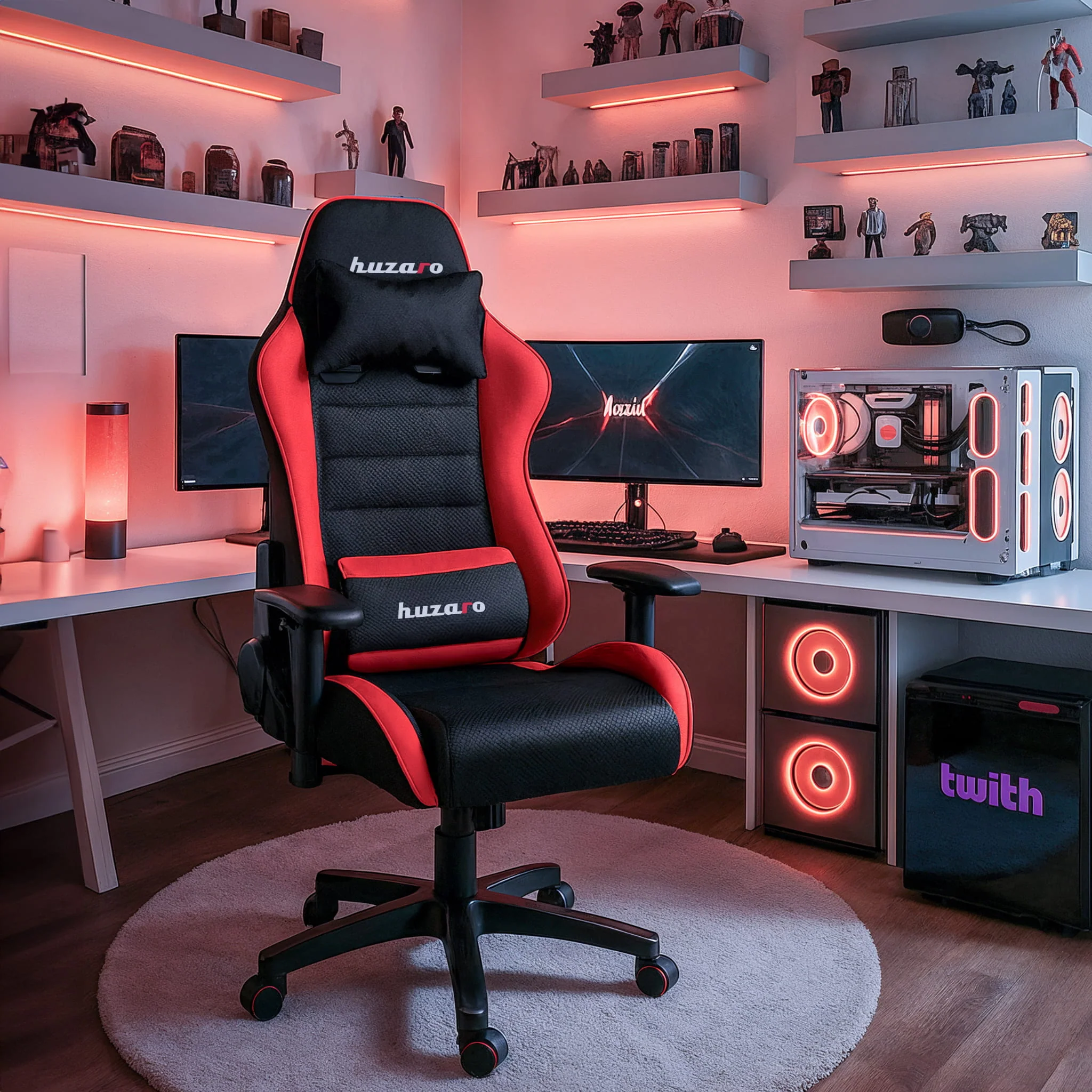 HUZARO RANGER 6.0 Rot Mesh Gaming-Stuhl für Kinder - Image 4
