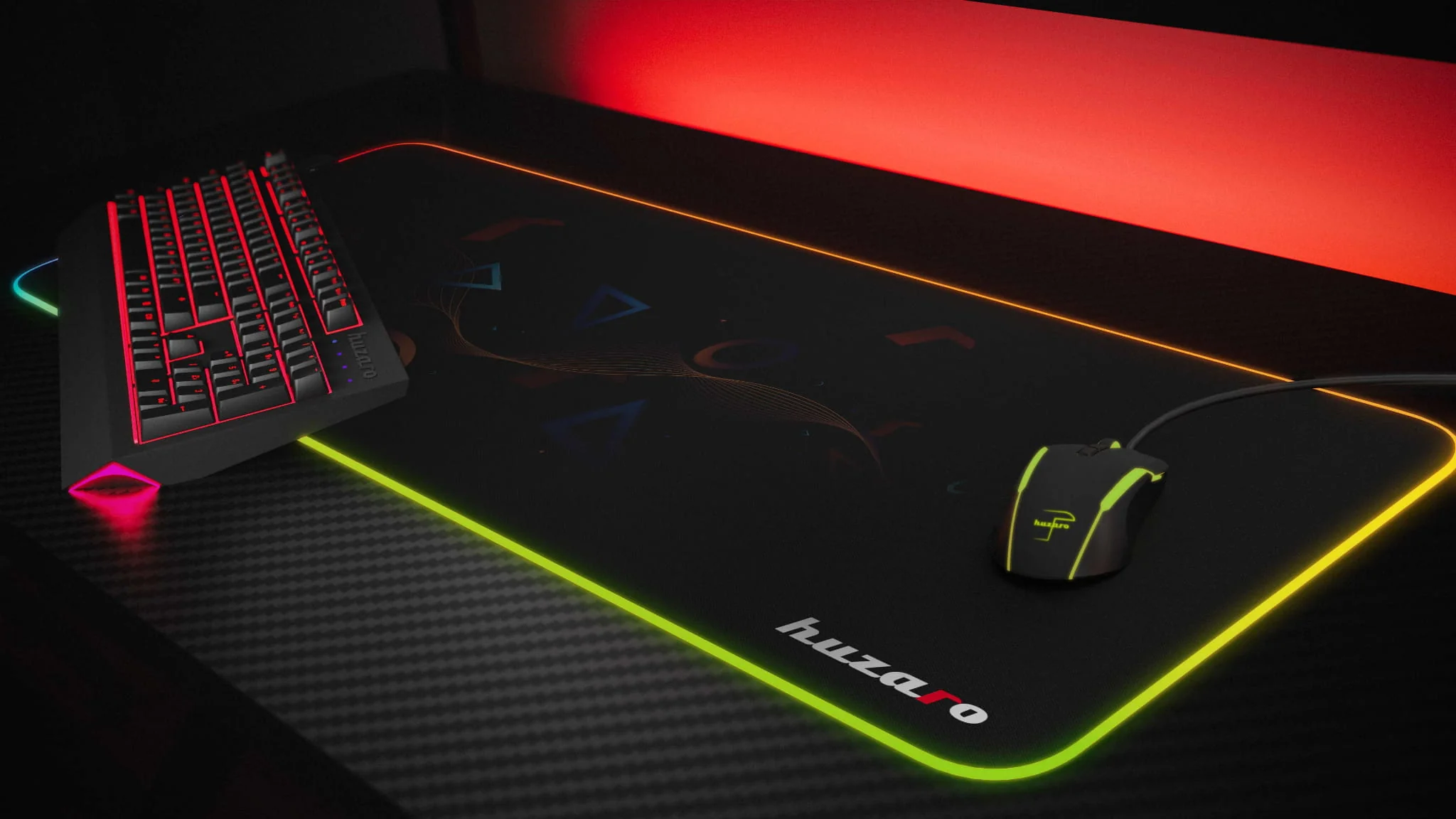 Huzaro RGB Design Gaming-Mauspad - Image 12