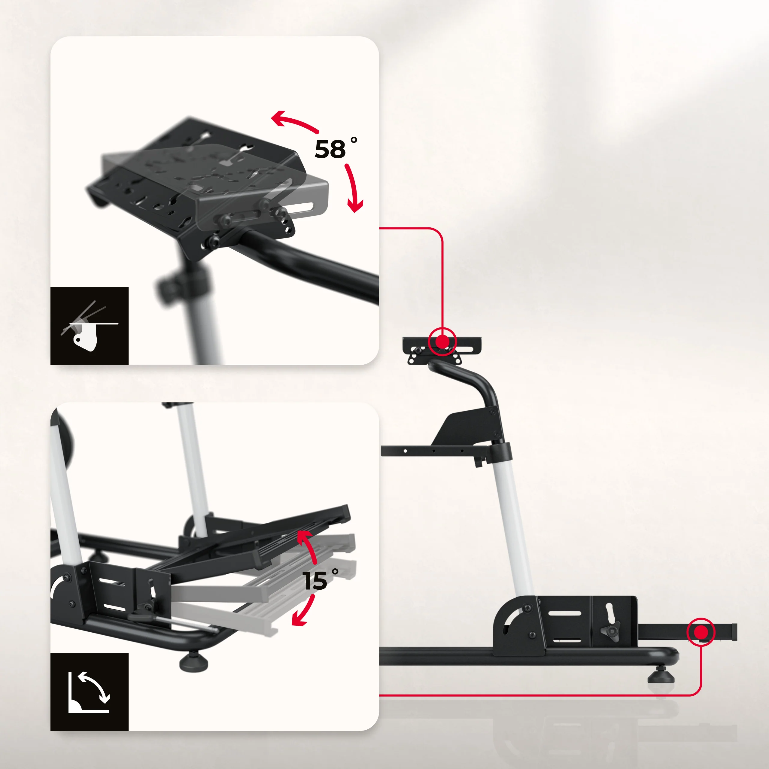 Huzaro Speed 5.5 Sim-Racing-Cockpit - Image 5
