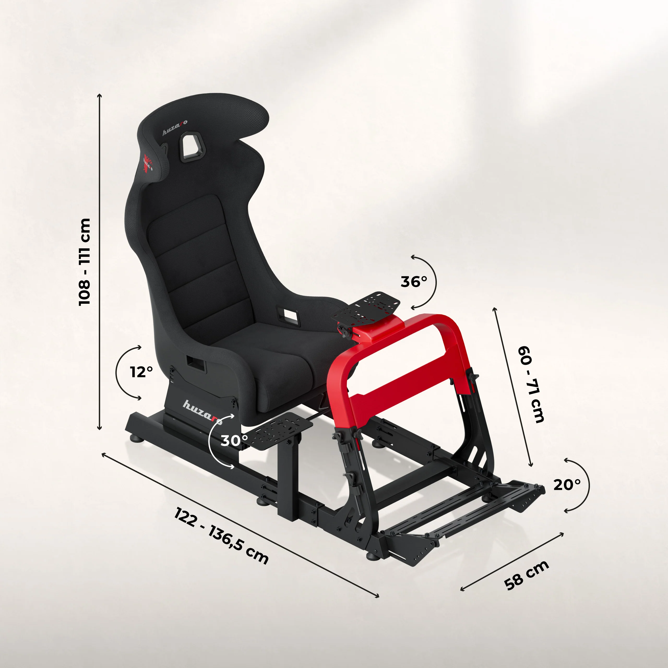 Huzaro Speed 8.3 Sim Racing Cockpit - Image 17
