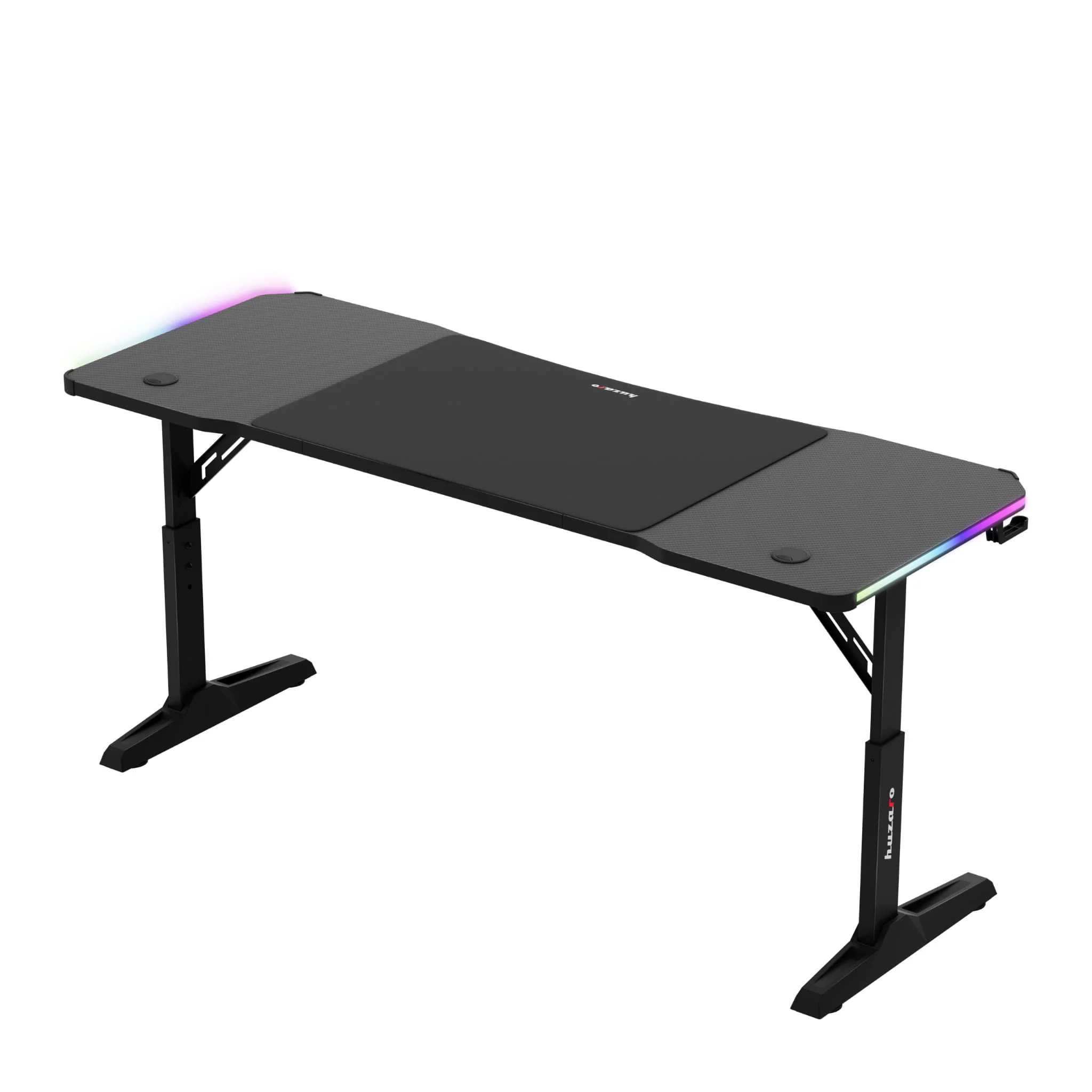 LED Gaming-Schreibtisch Huzaro Hero 4.6 RGB Schwarz 160 cm - Image 6