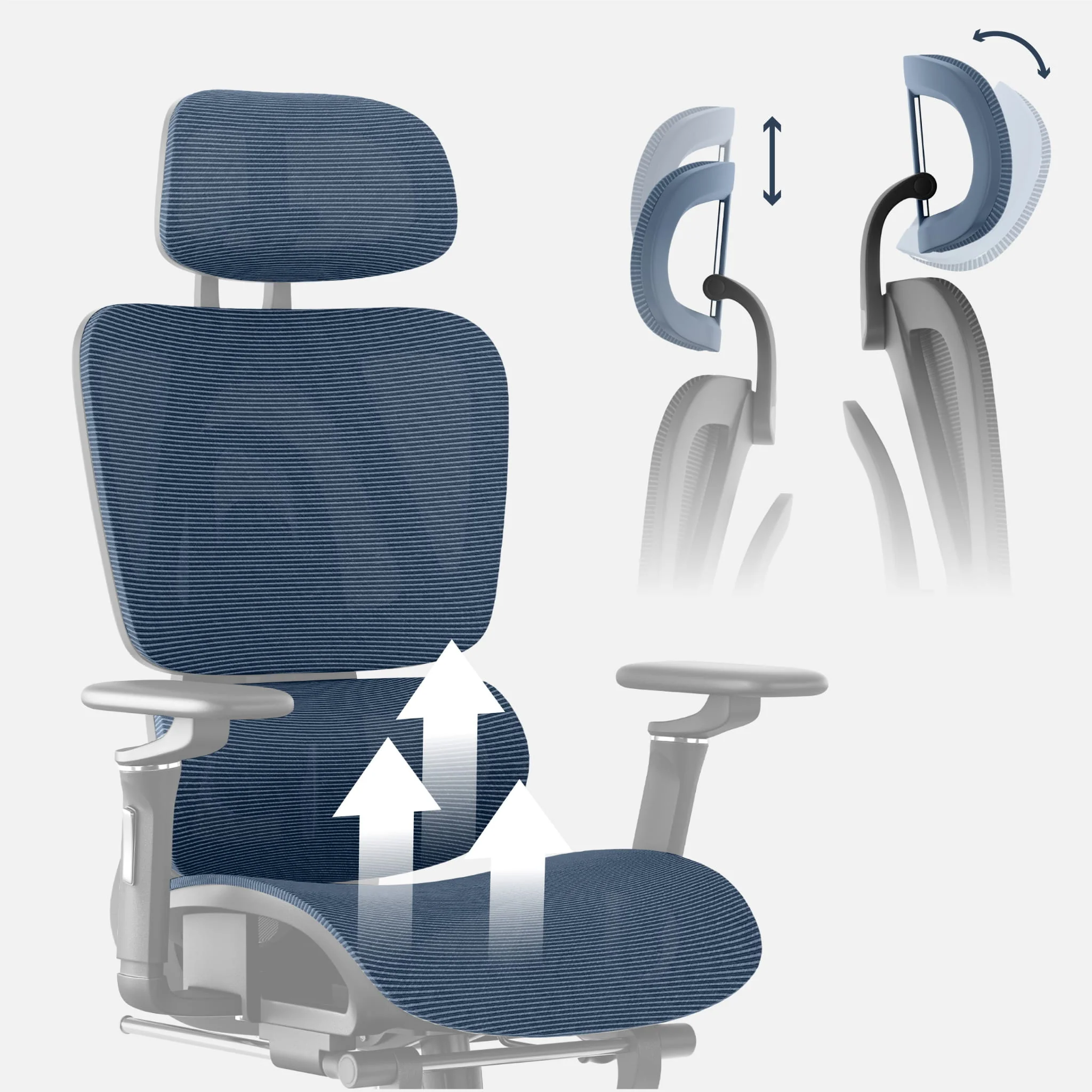 Mark Adler Expert 7.9 Schwarz Ergonomischer Bürostuhl - Image 5