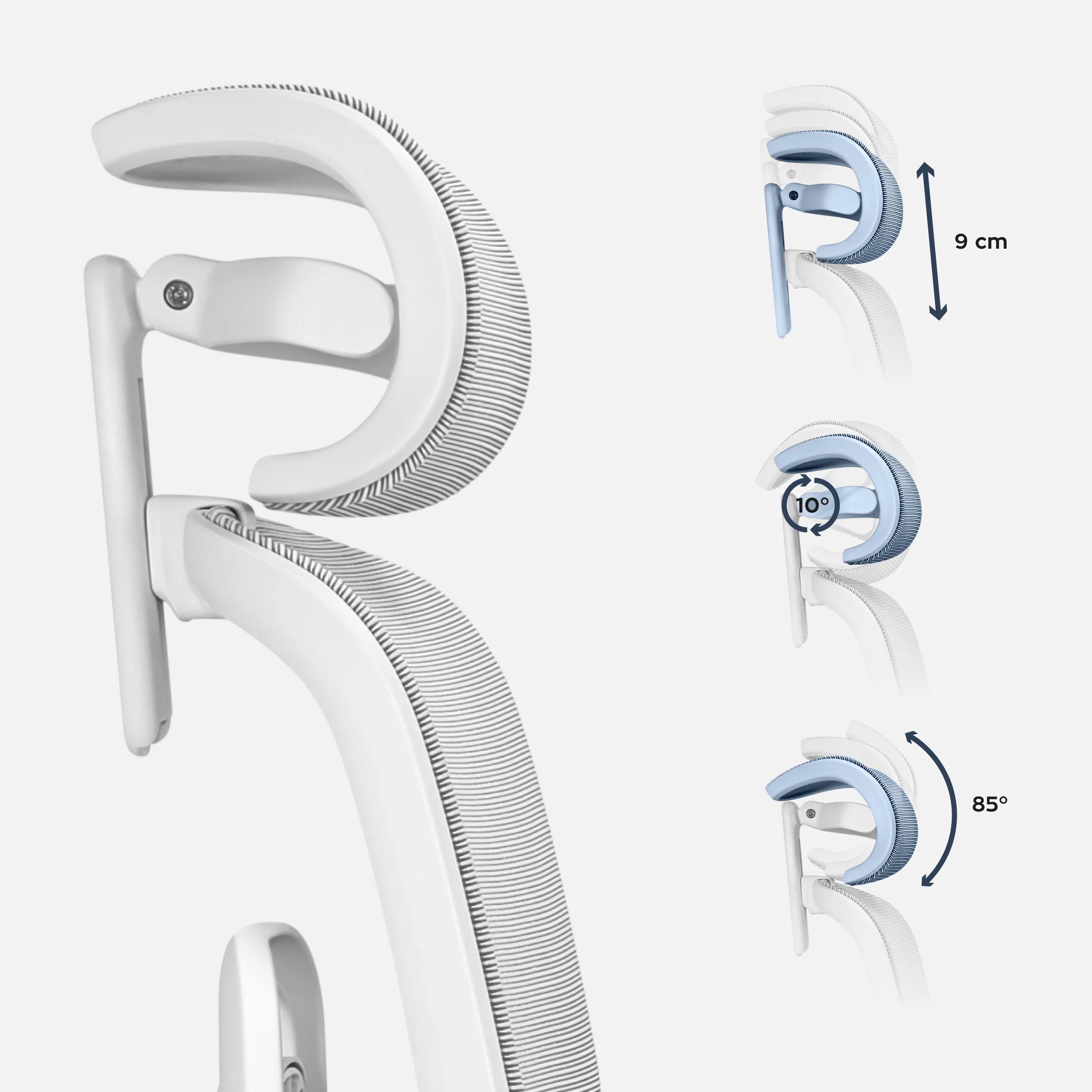 Mark Adler Expert 9.3 Grauer ergonomischer Stuhl  - Image 8