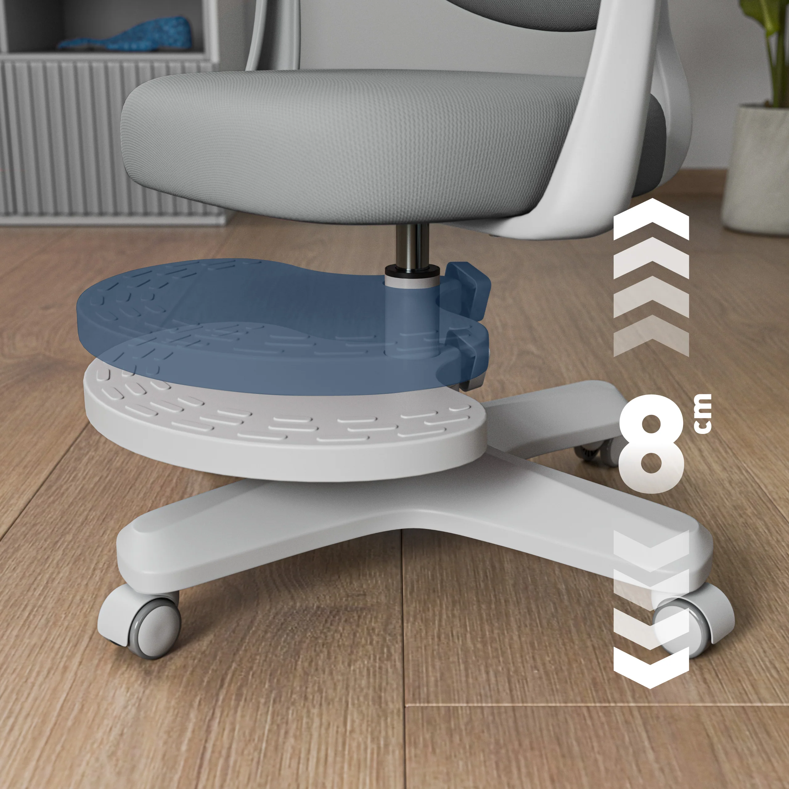 Mark Adler Junior 4.6 Grau ergonomischer Kinderstuhl - Image 2