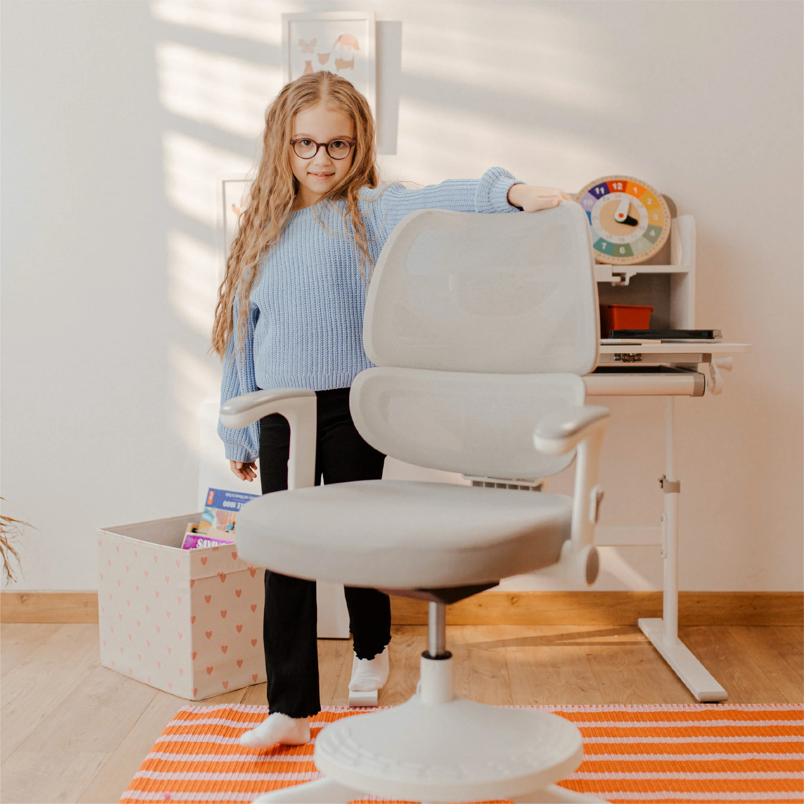Mark Adler Junior 5.3 Drehstuhl Grau für Kinder - Image 8