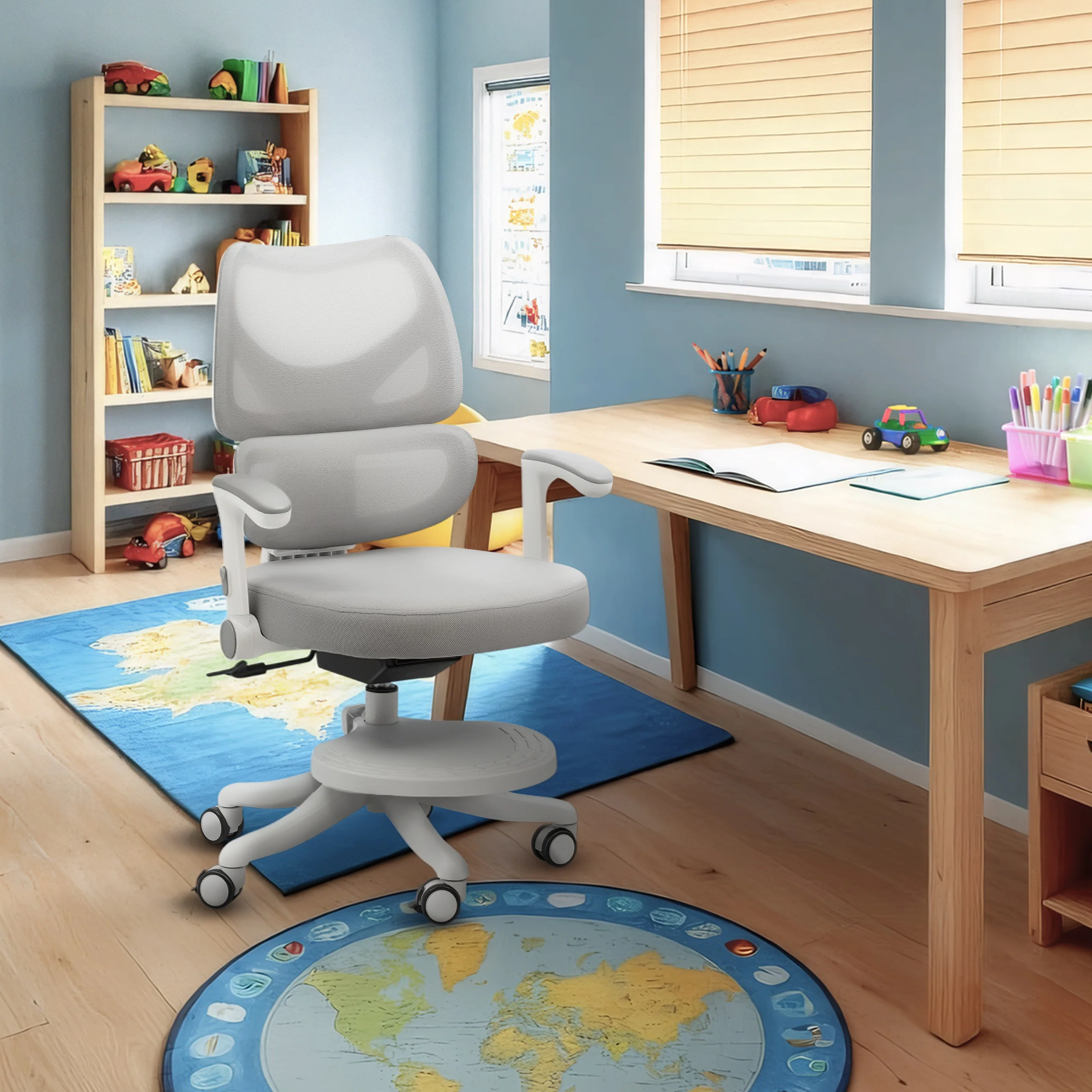 Mark Adler Junior 5.3 Drehstuhl Grau für Kinder - Image 9