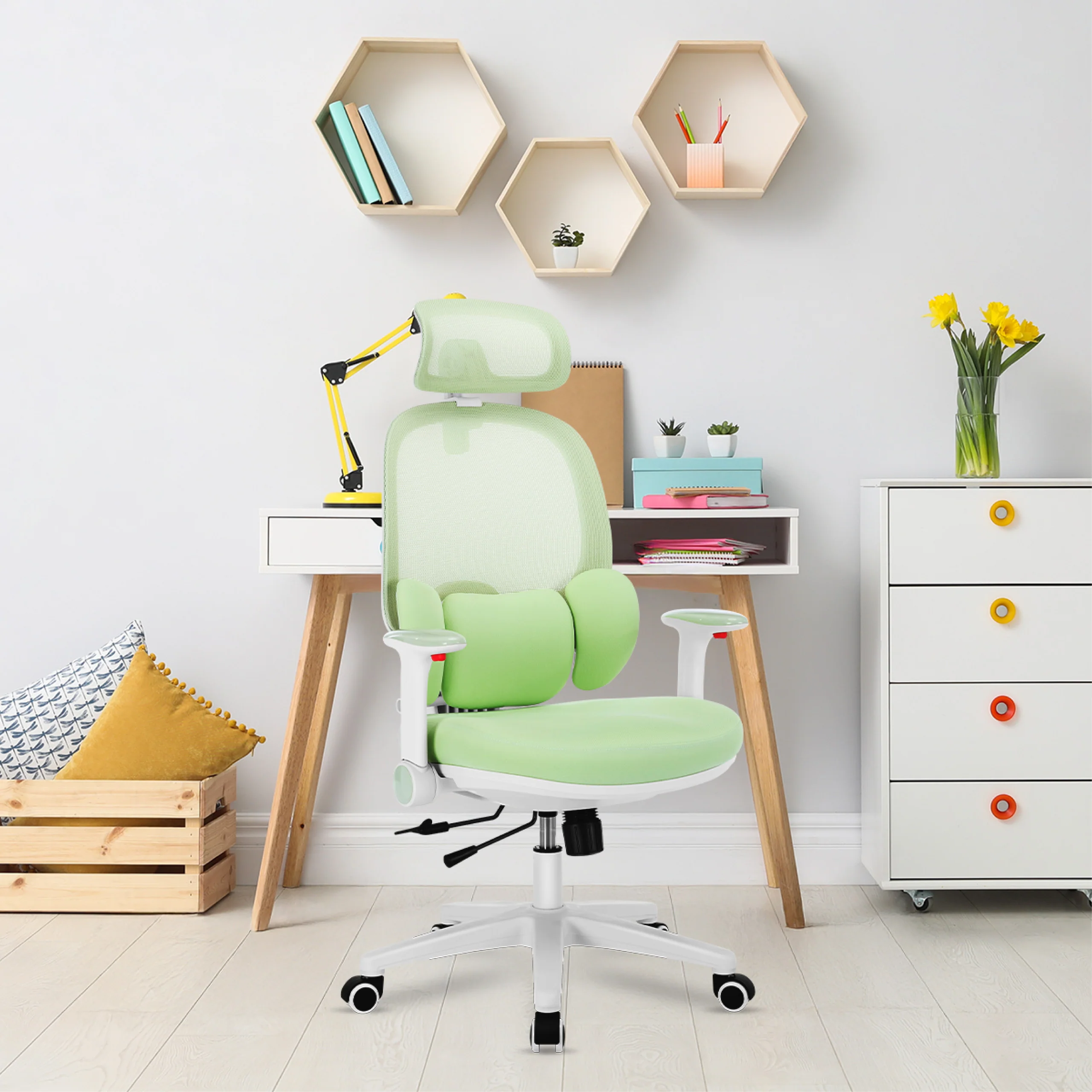 Mark Adler Junior 6.3 Grün ergonomischer Kinderstuhl - Image 8