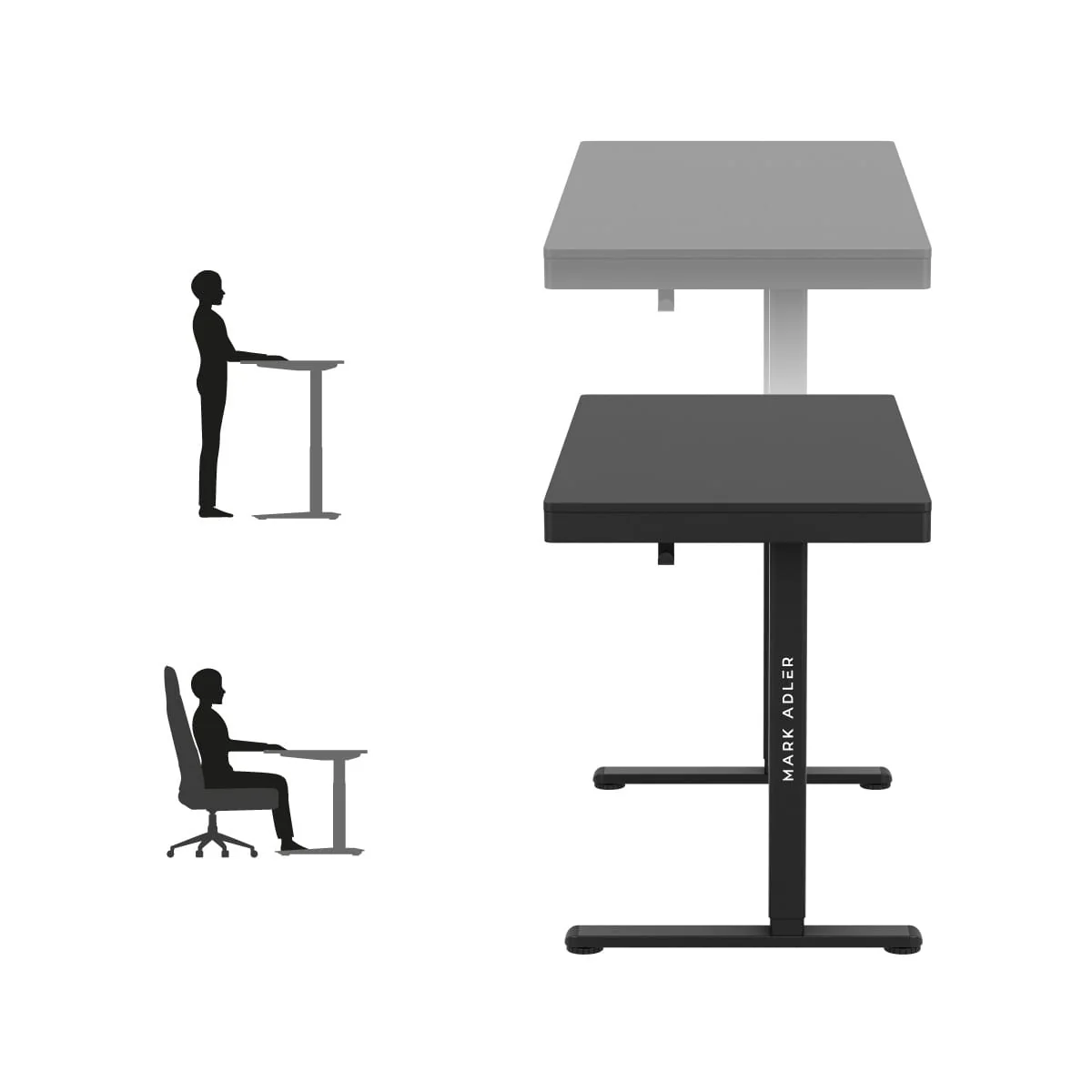 Mark Adler Leader 8.2 elektrischer Schreibtisch Schwarz - Image 8
