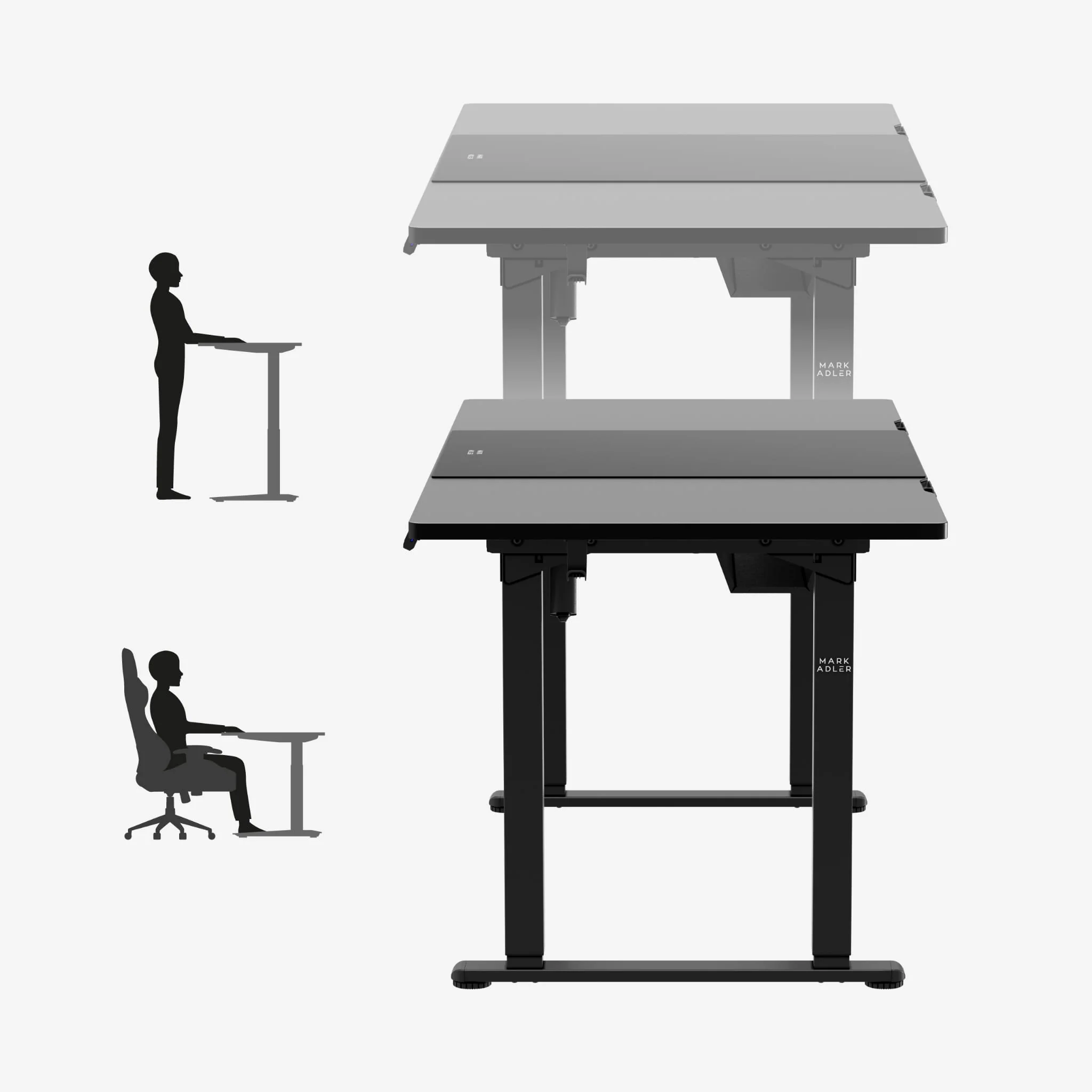 Mark Adler Leader 9.3 Schwarz elektrischer Schreibtisch - Image 8