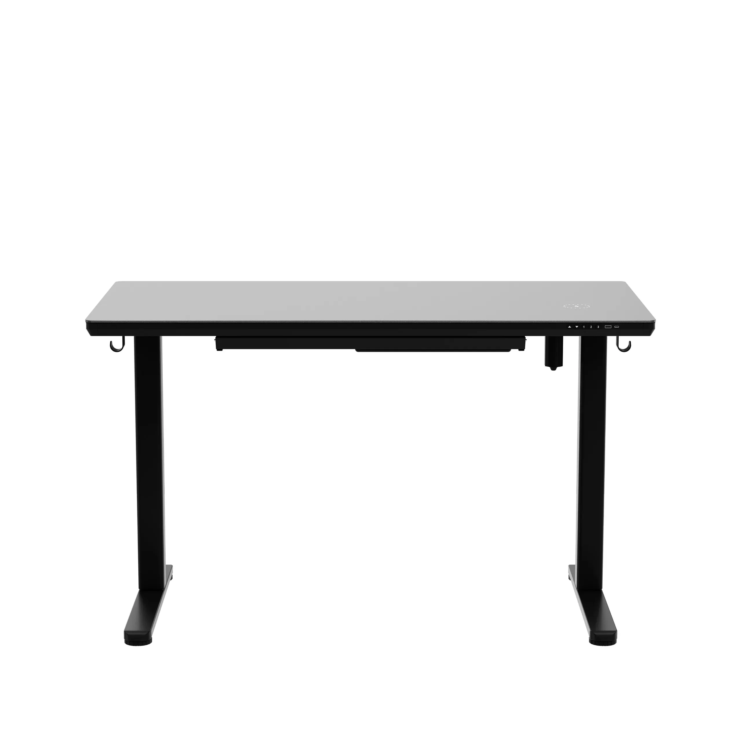 Markadler Leader 8.5 Schwarz Höhenverstellbarer Schreibtisch mit Glasplatte - Image 12