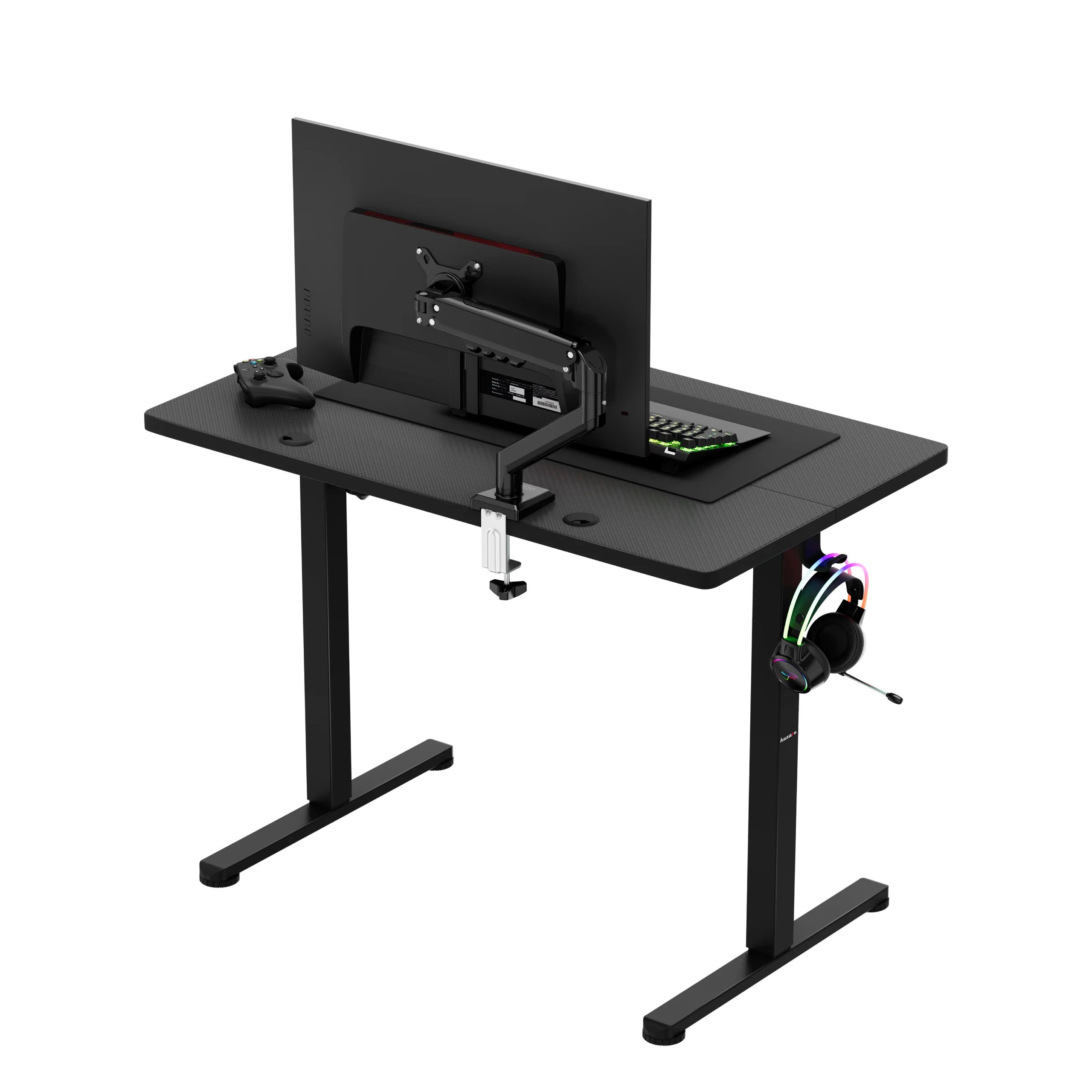 Regulowane biurko na kółkach elektryczne Huzaro Hero 7.8 Black - Image 19