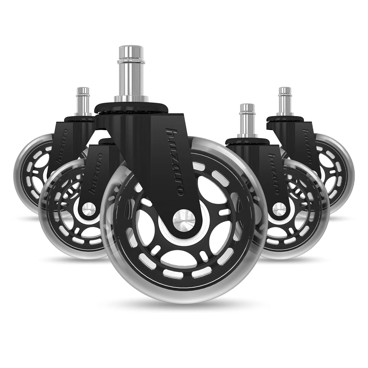 Rollen Sitzrollen Huzaro Casters 2.0 schwarz