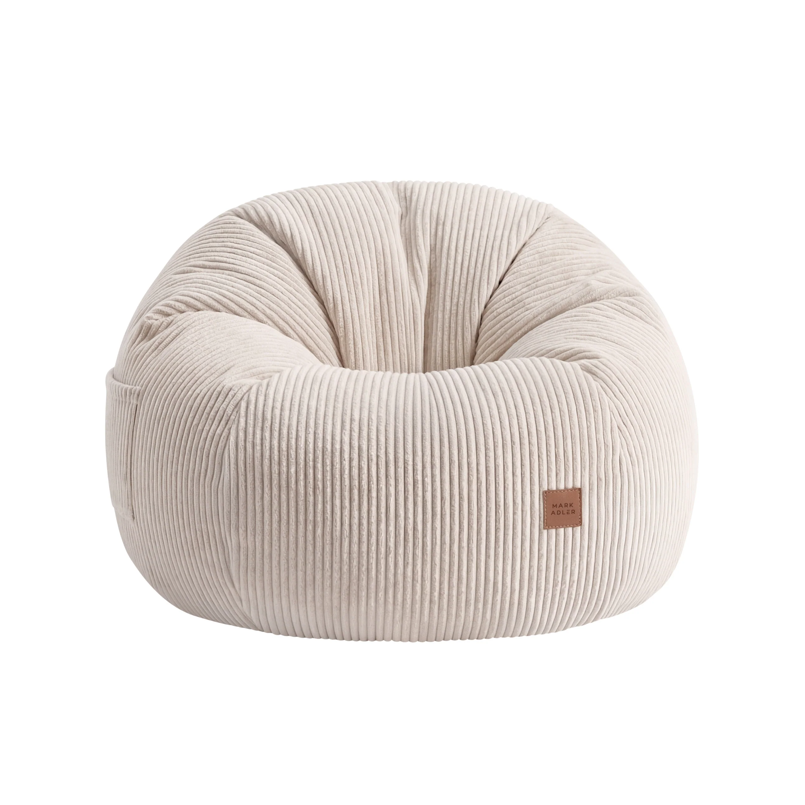 Sitzsack Cordsofa mit Fußstütze Mark Adler Comfy 3.0 Beige - Image 9