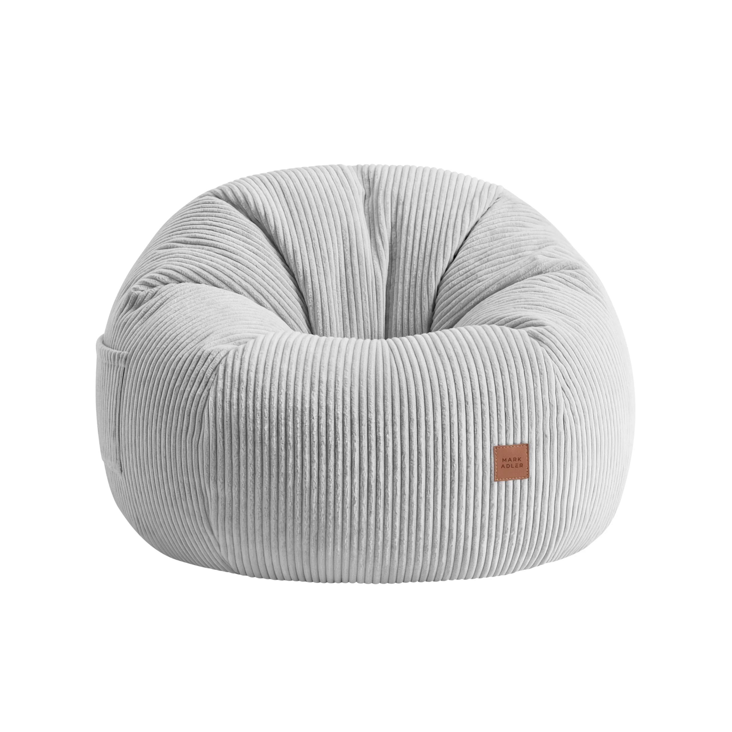 Cord-Sitzsack mit Fußstütze Mark Adler Comfy 3.0 Grey - Image 5
