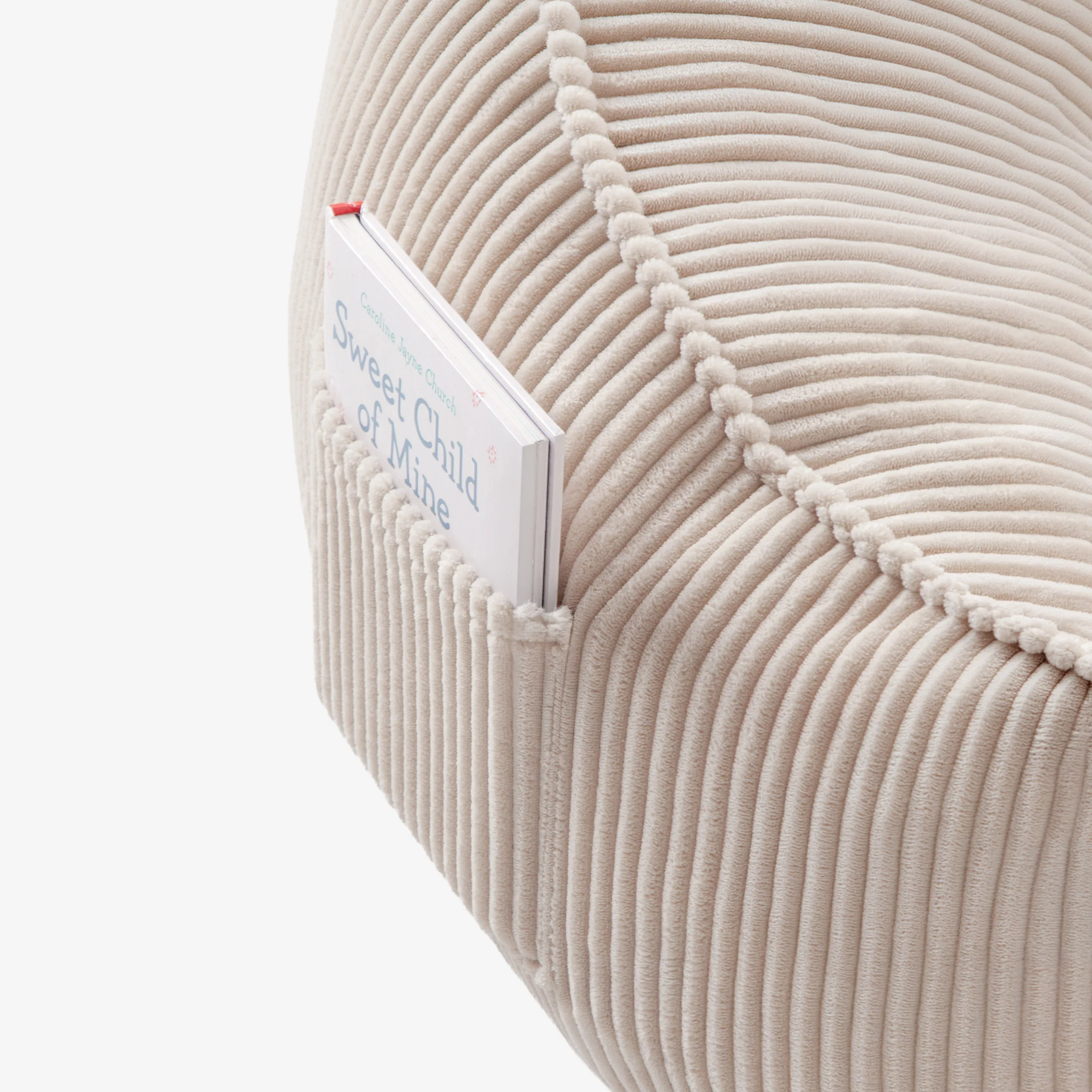 Sitzsack mit Rückenlehne Kordsamt Mark Adler Comfy 4.0 Beige - Image 5